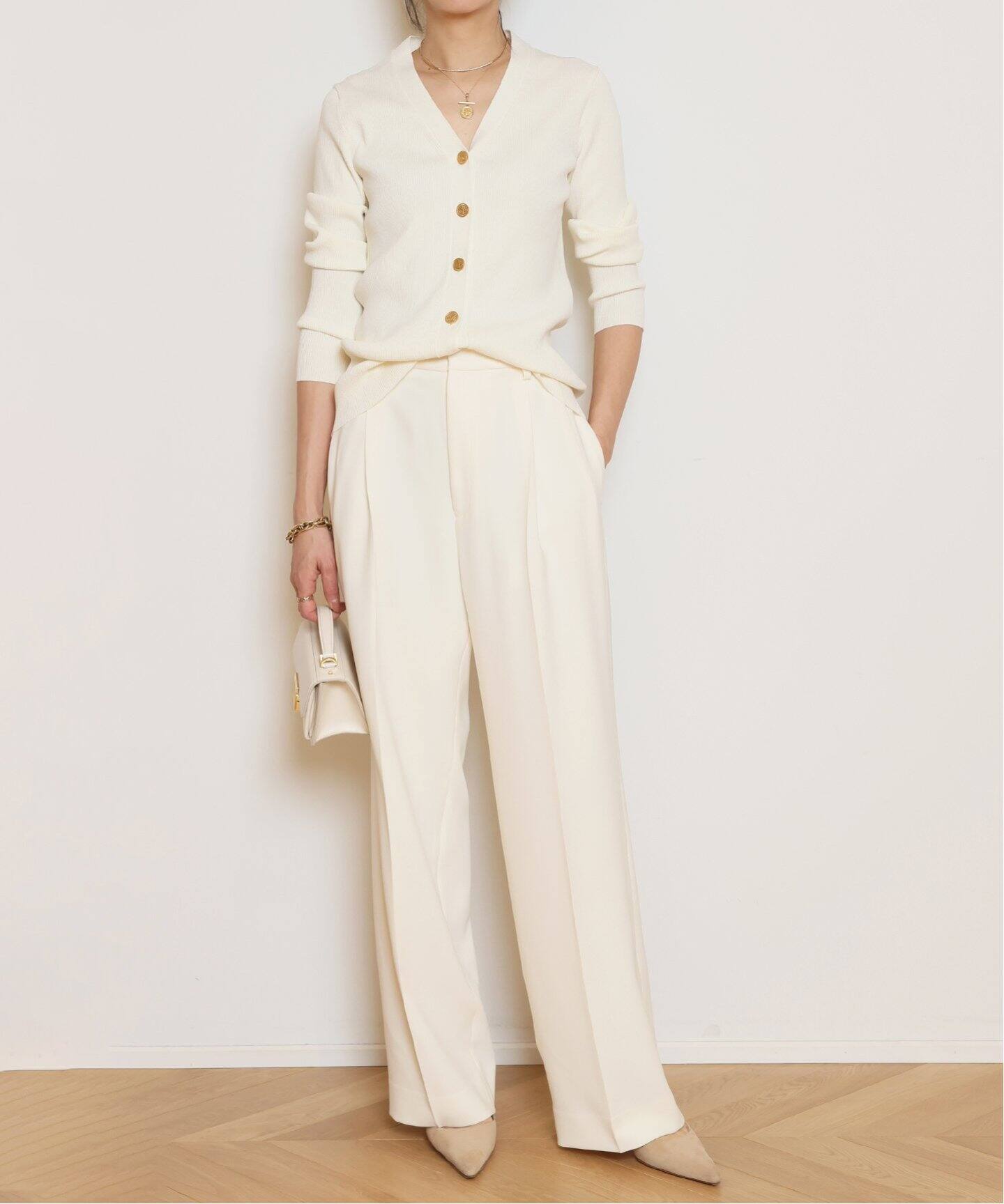 DINER RIB Vネック カーディガン（カーディガン）｜MUSE de Deuxieme  