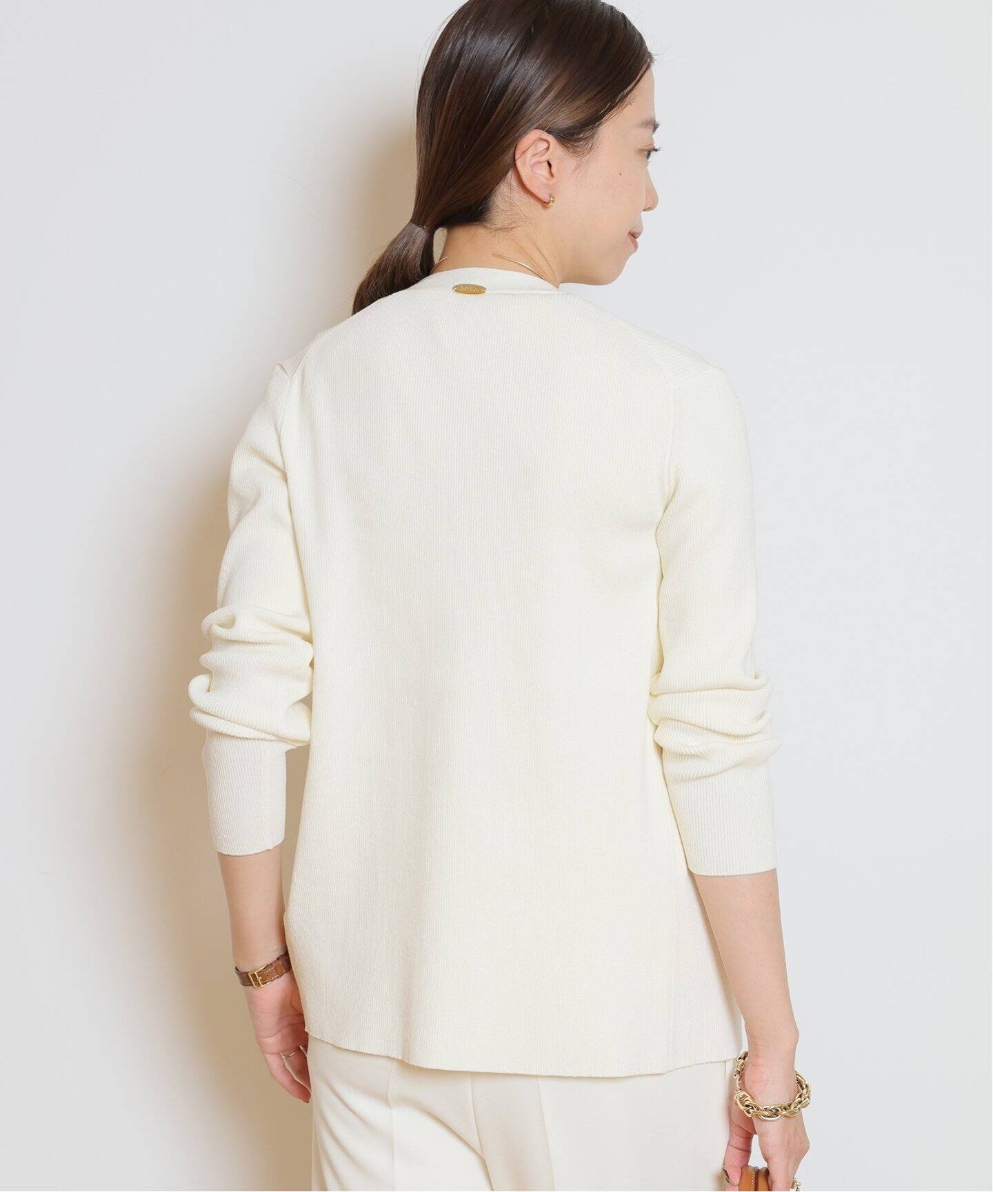 DINER RIB Vネック カーディガン（カーディガン）｜MUSE de Deuxieme  