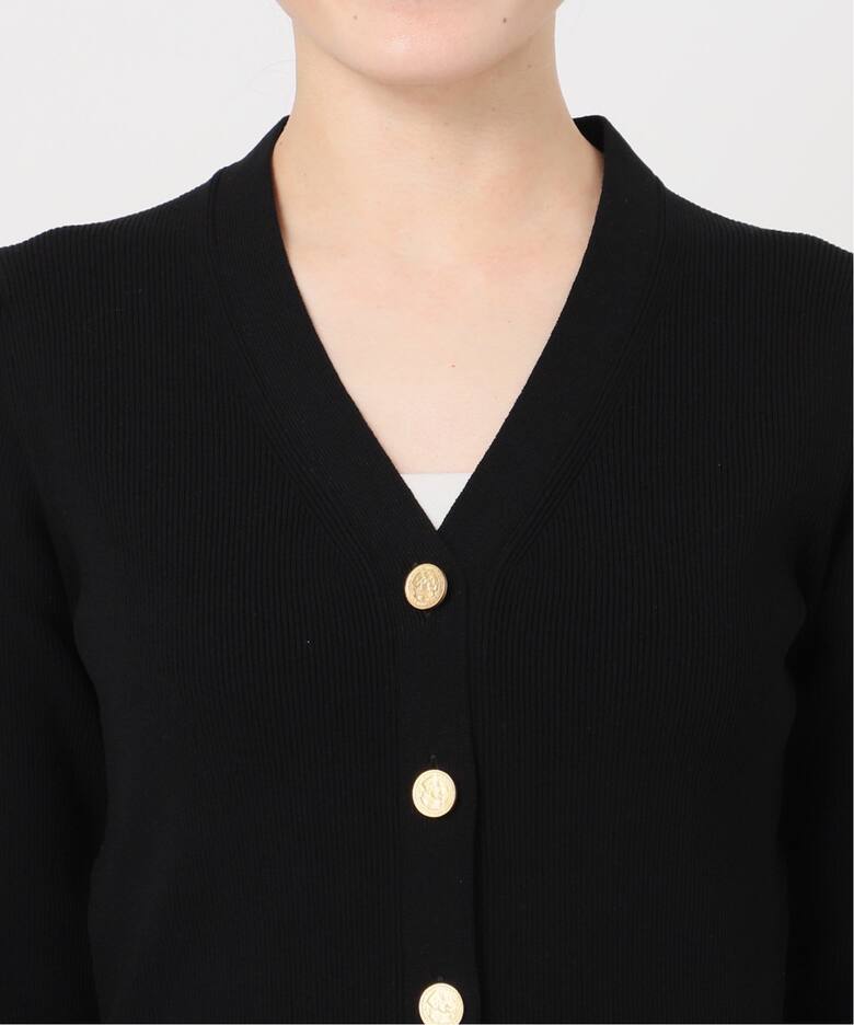 DINER RIB Vネック カーディガン（カーディガン）｜MUSE de Deuxieme  