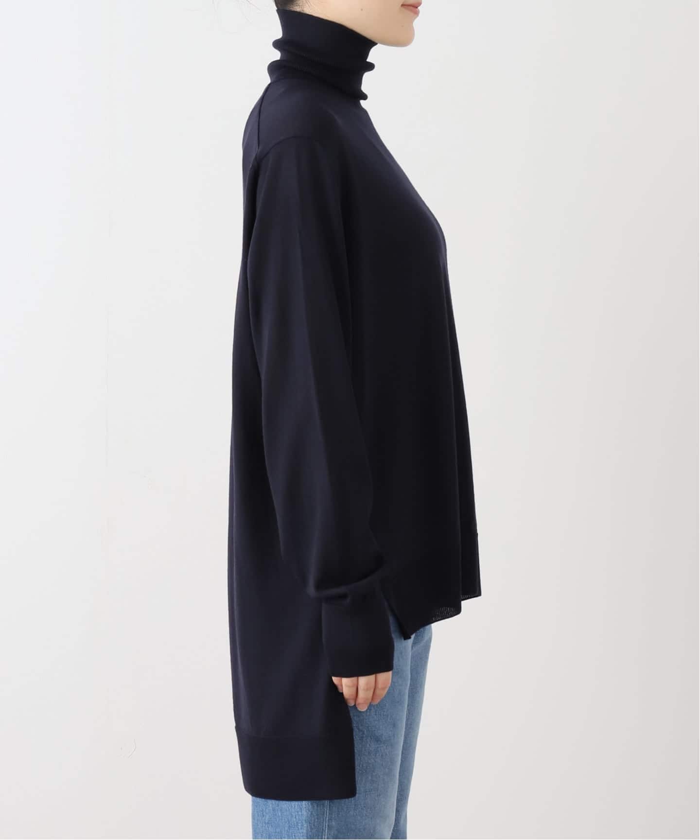 MUSE de Deuxieme Classe ミレニアムタートルネックニット MILLENNIUM タートルネック スリットプルオーバー（ニット