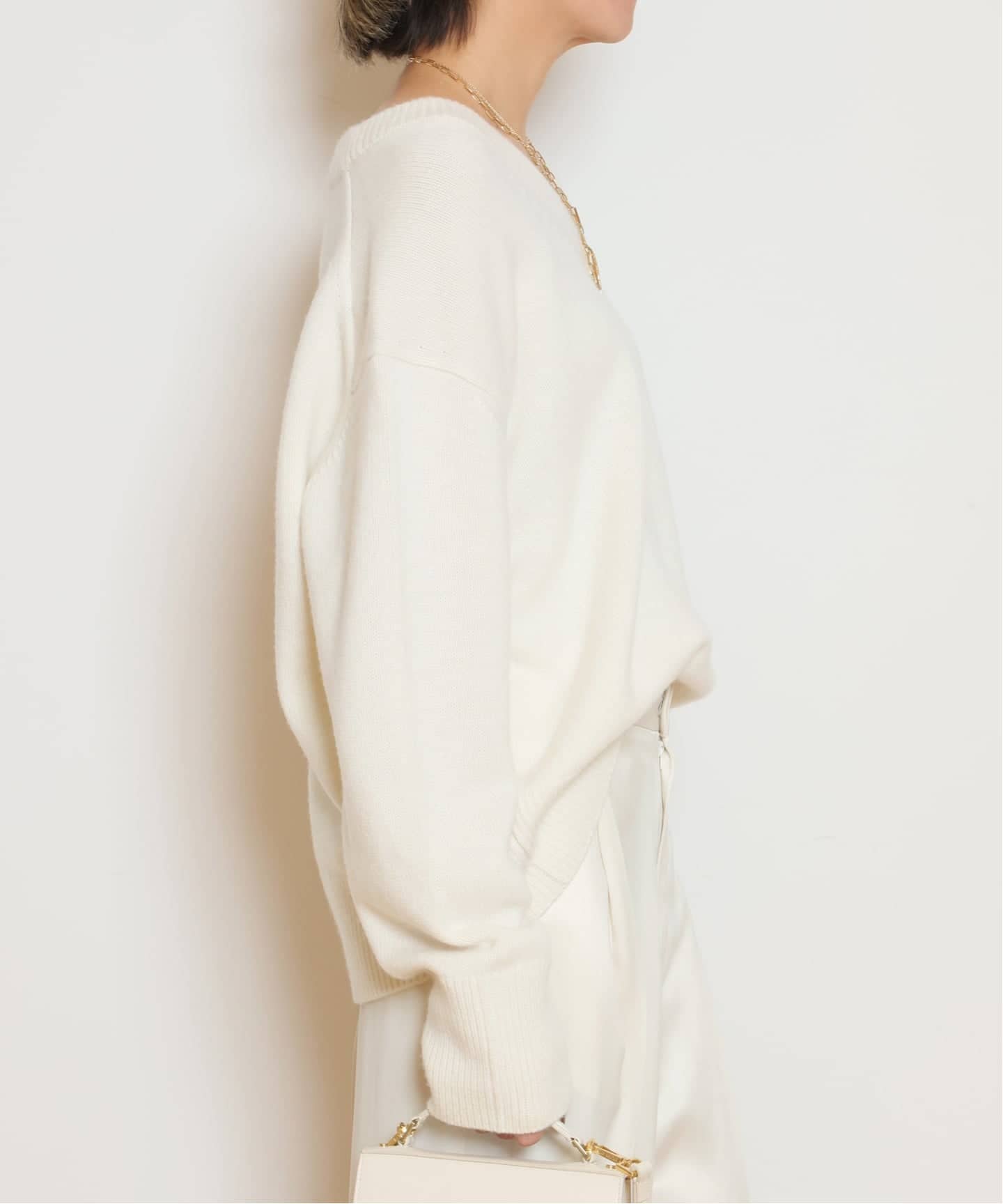 CASHY OVER Vネック プルオーバー（ニット／セーター）｜MUSE de