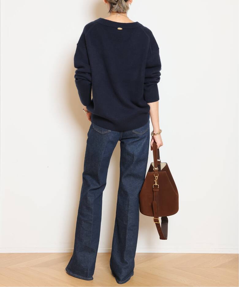 CASHY OVER Vネック プルオーバー（ニット／セーター）｜MUSE de  