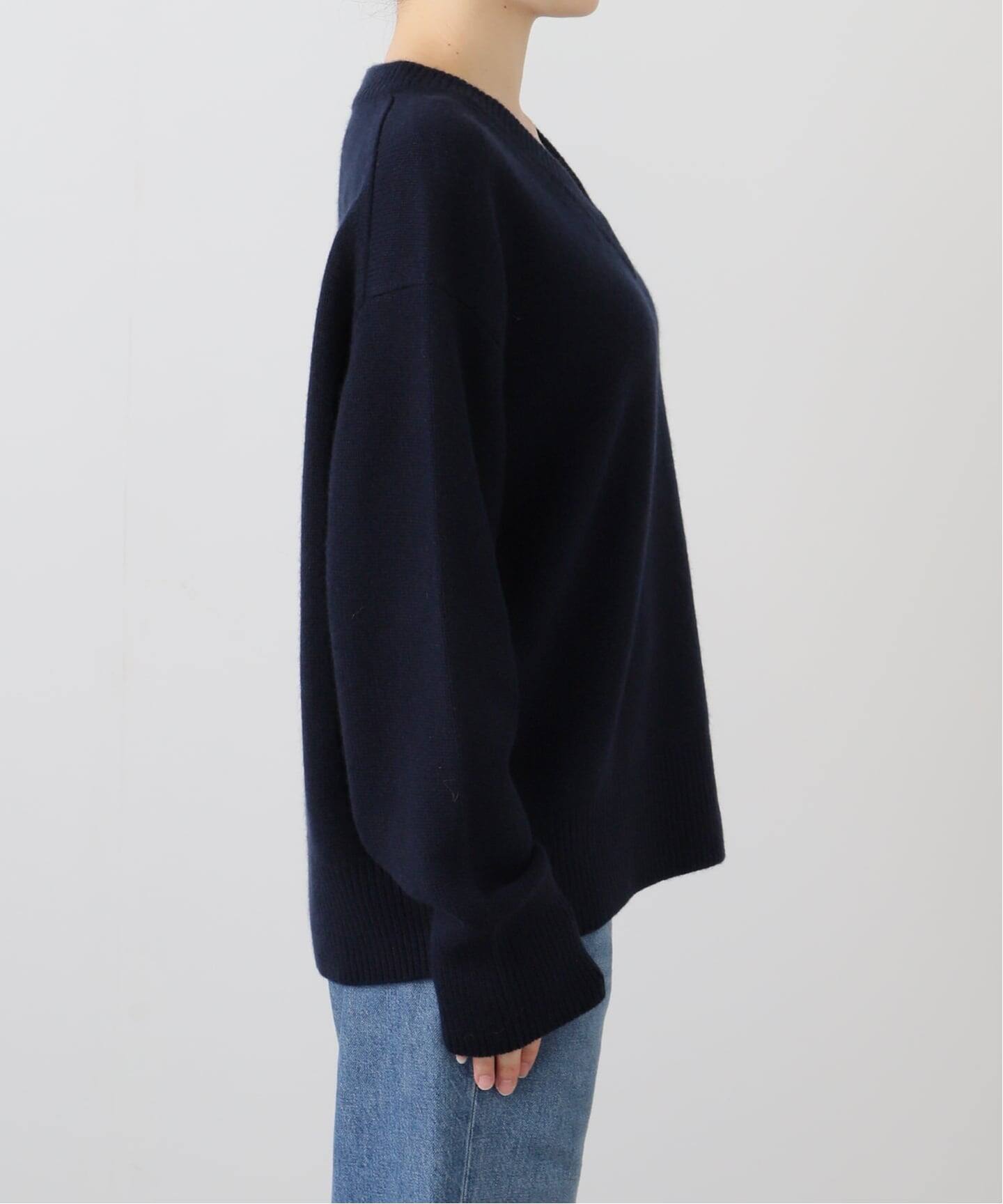 CASHY OVER Vネック プルオーバー（ニット／セーター）｜MUSE de