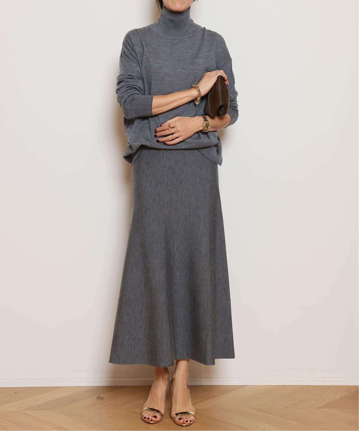 ミューズ ドゥーズィエムクラス タートルネック プルオーバー ニット　アイボリー Deuxieme Classe（ドゥーズィエムクラス）の「*JUSPER