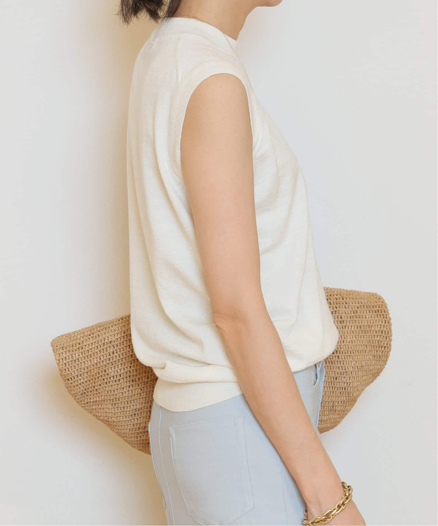 BRONZER RICH ノースリーブ（ニット／セーター）｜MUSE de Deuxieme