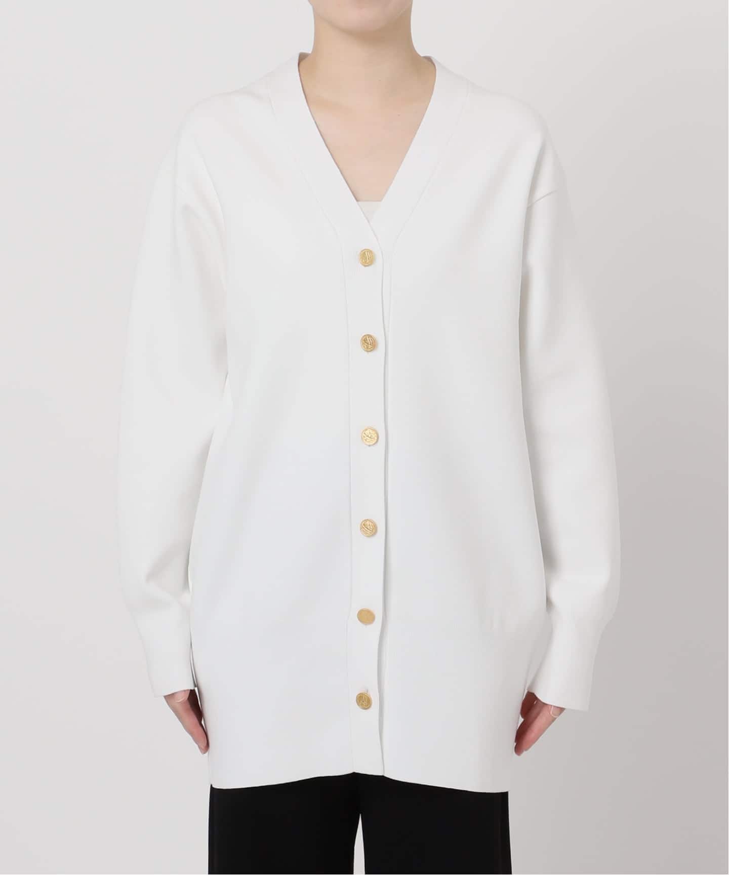 Deuxieme Classe Diner Bカーディガン Diner B RIB カーディガン ブラック MUSE de Deuxieme Classe
