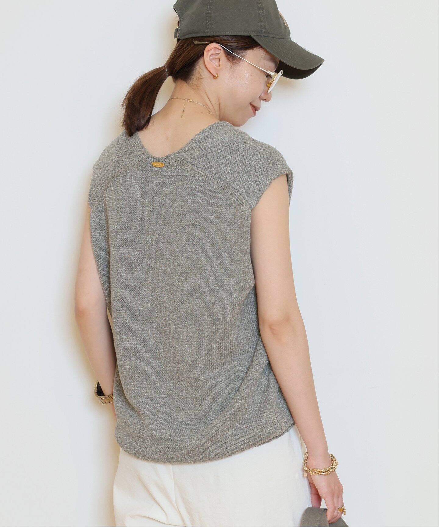 Lily Linen Vネック ベスト（ベスト）｜MUSE de Deuxieme Classe  