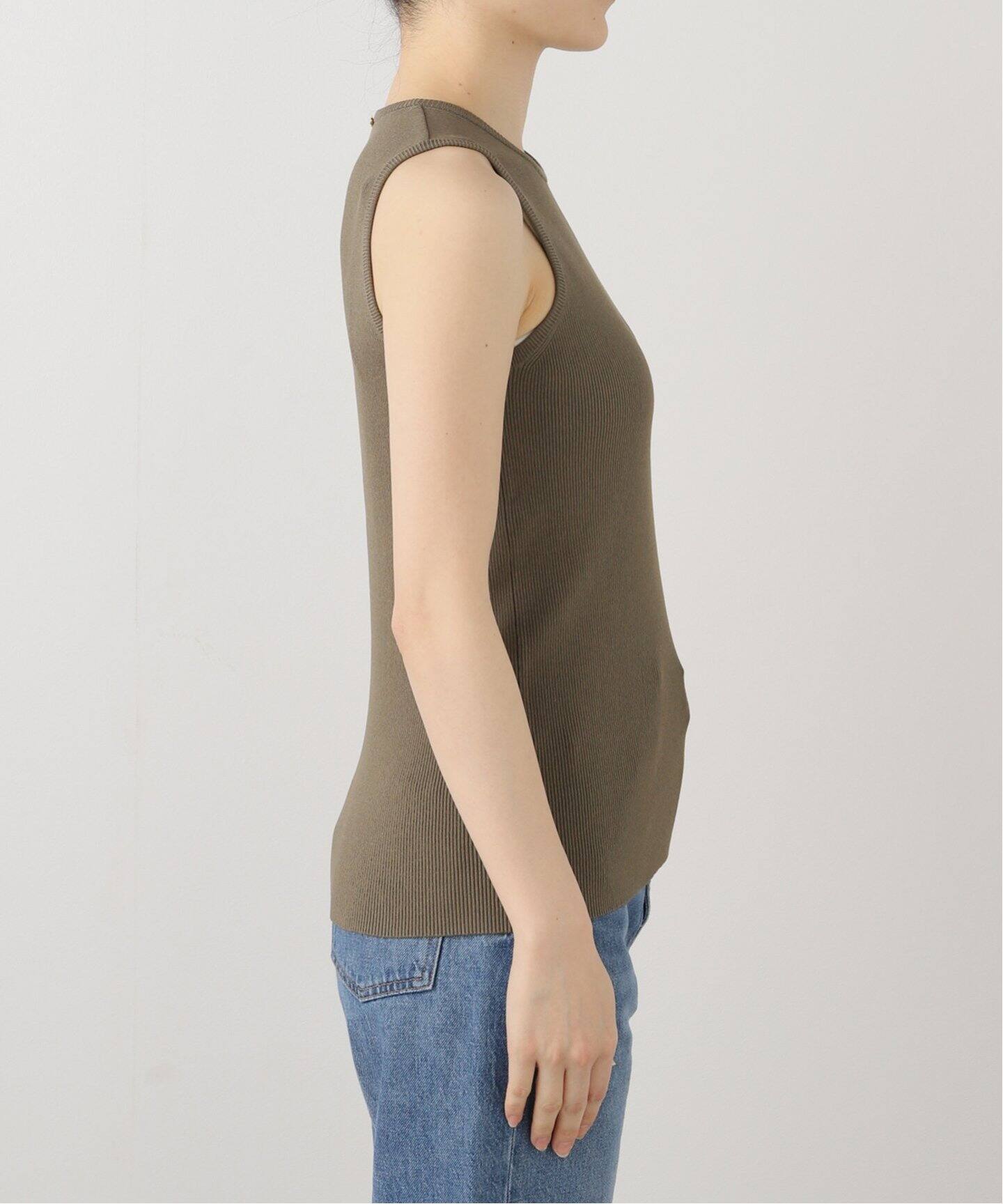 Diner B CROP タンクトップ（カーキ）（タンクトップ）｜MUSE de  