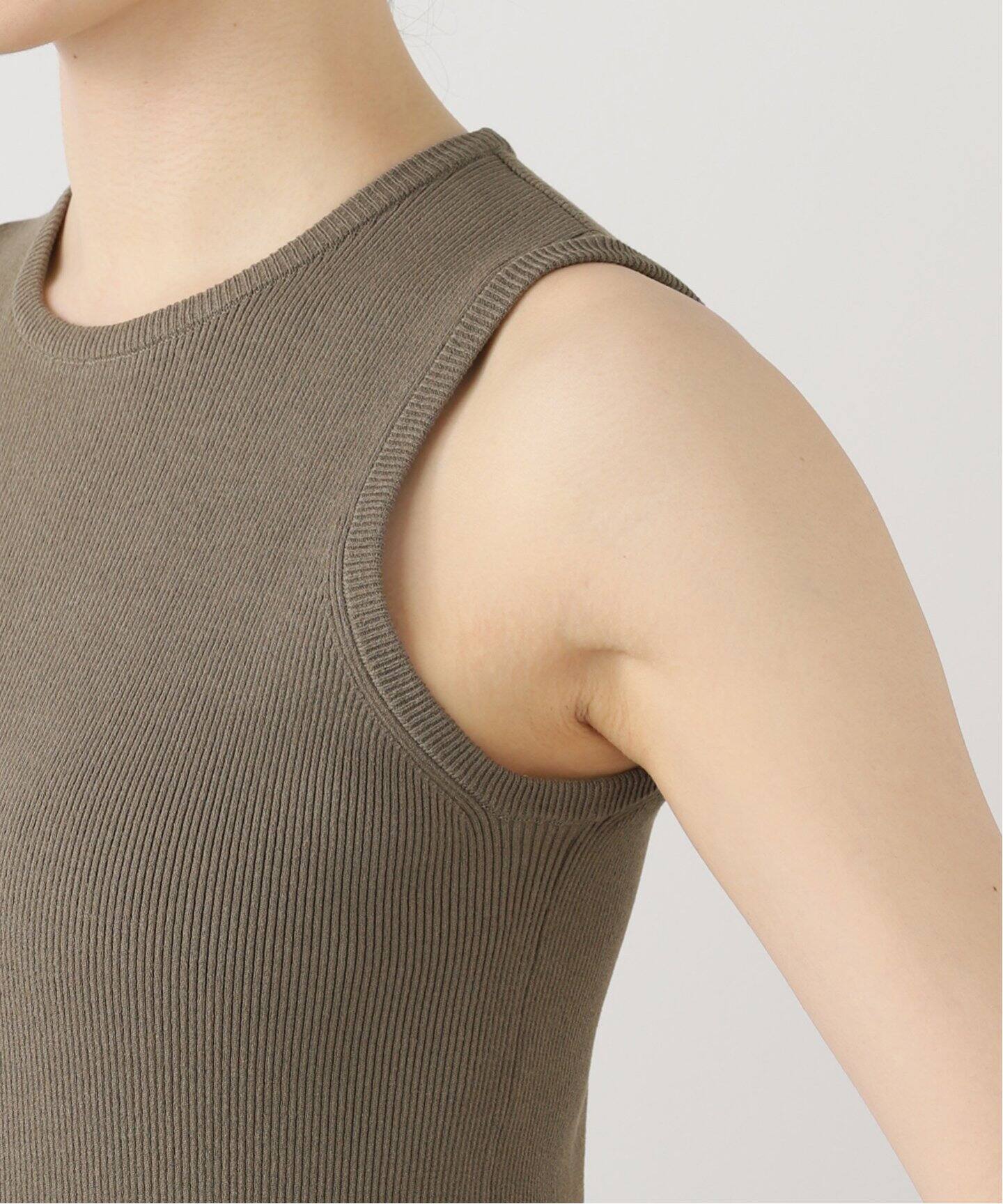 Diner B CROP タンクトップ（カーキ）（タンクトップ）｜MUSE de  