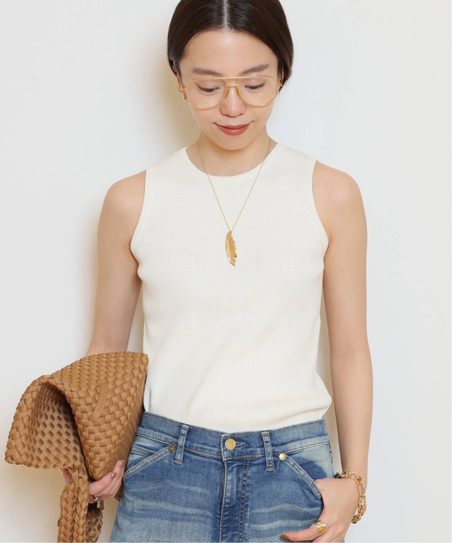 Diner B CROP タンクトップ（タンクトップ）｜MUSE de Deuxieme Classe  