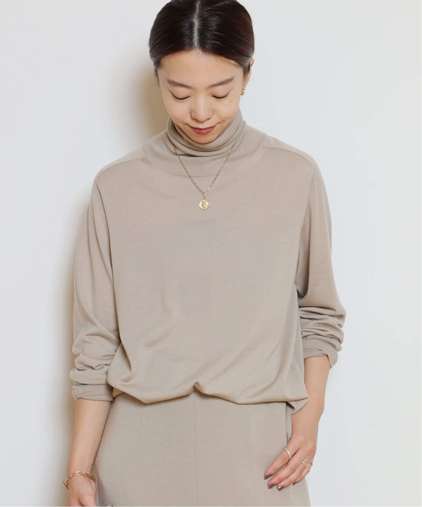 MUSE de Deuxieme Classe refindタートルニット refind タートルニット（ニット／セーター）｜MUSE de Deuxieme Classe