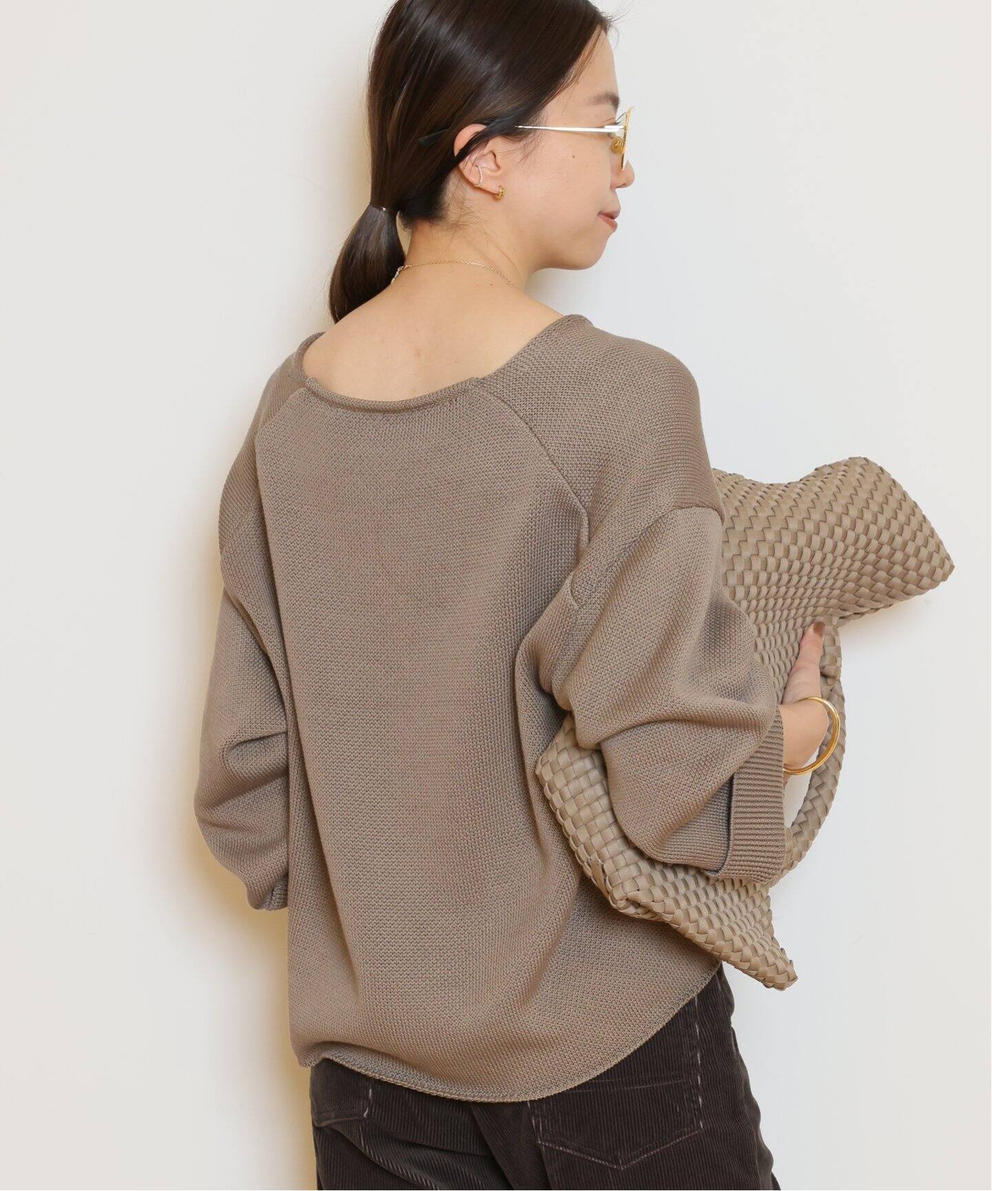 Beauty Vネックニット（ニット／セーター）｜MUSE de Deuxieme Classe  