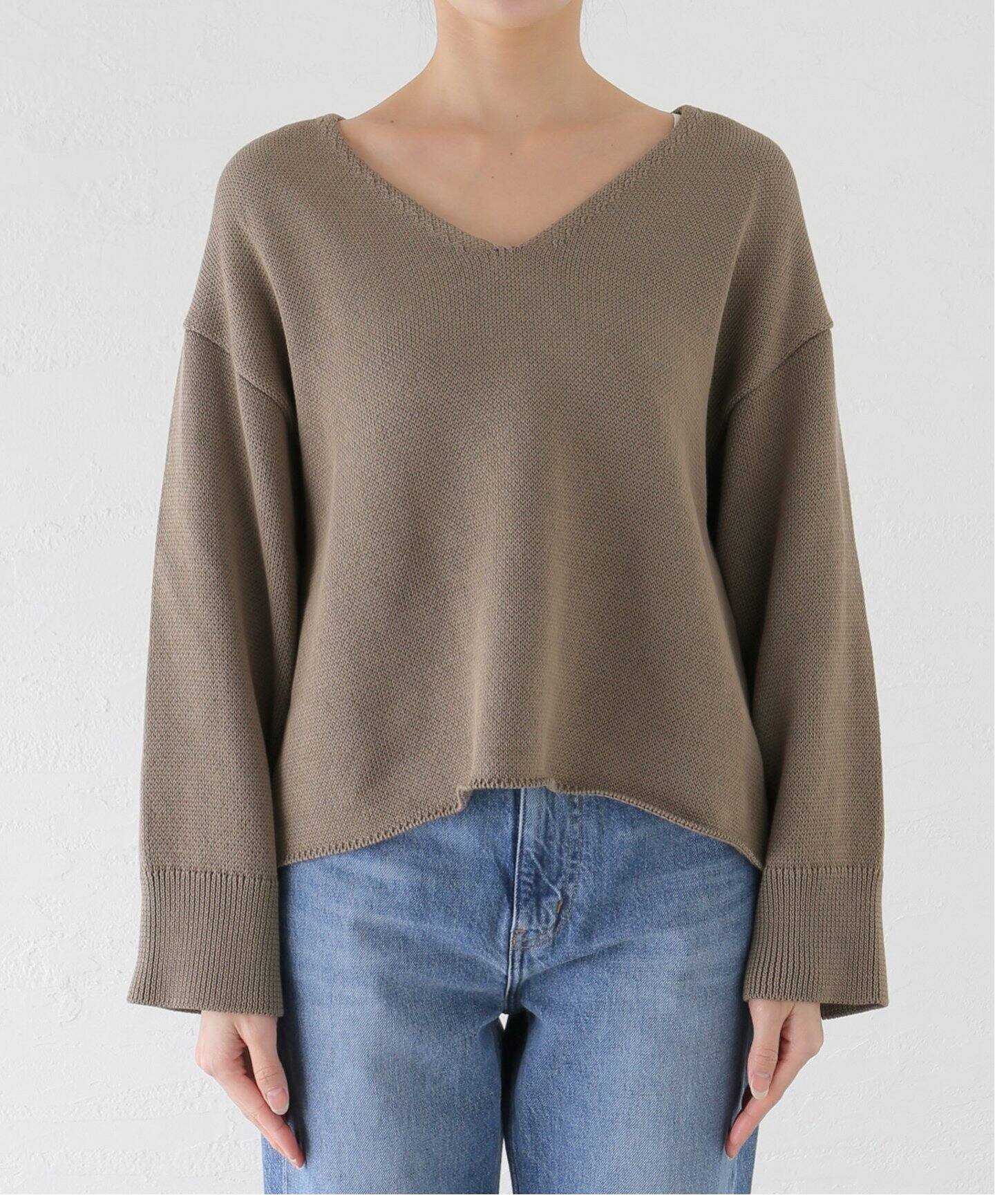 Beauty Vネックニット（ニット／セーター）｜MUSE de Deuxieme Classe  