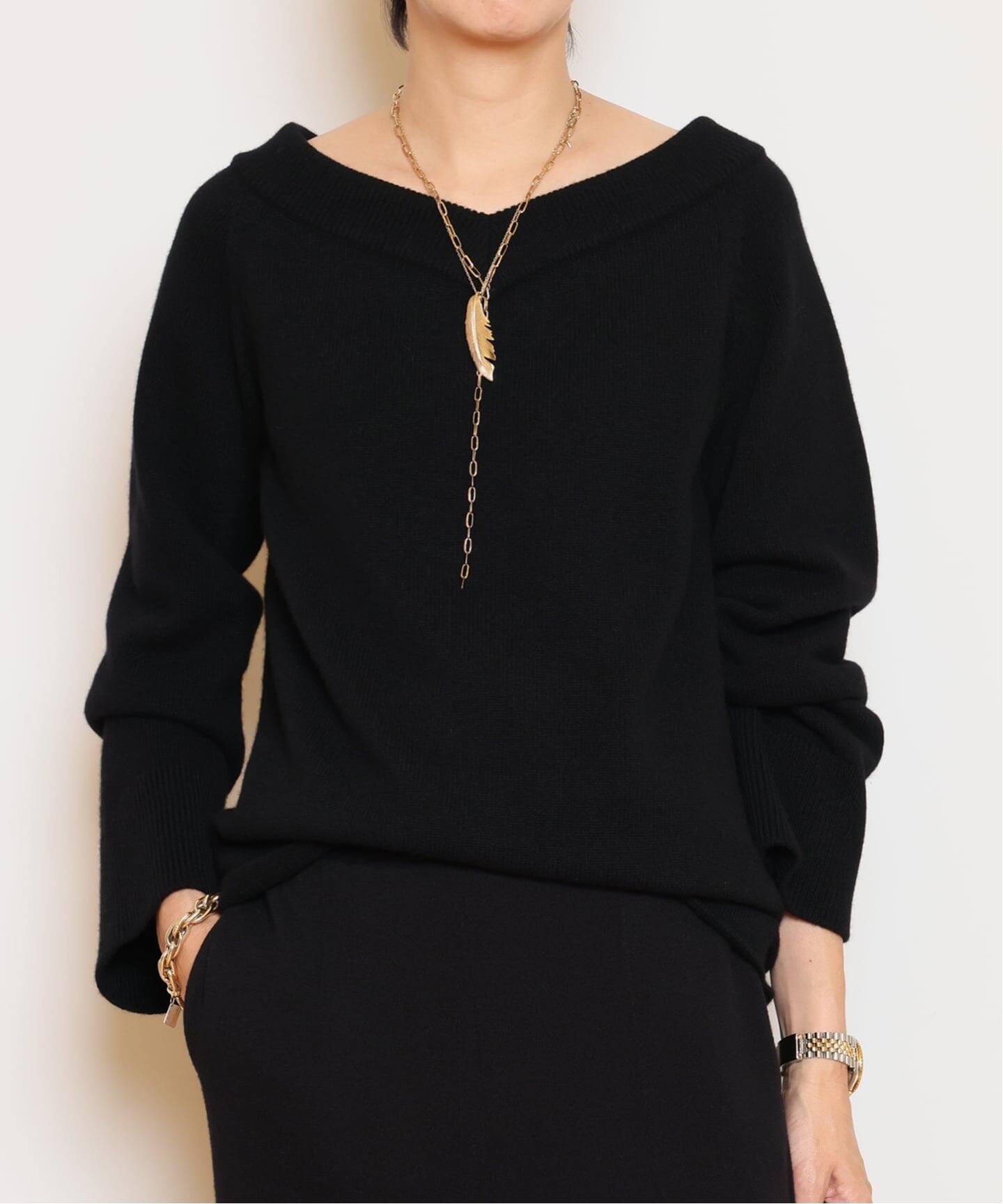 ミドルゲージ Vネック ニット（ニット／セーター）｜MUSE de Deuxieme