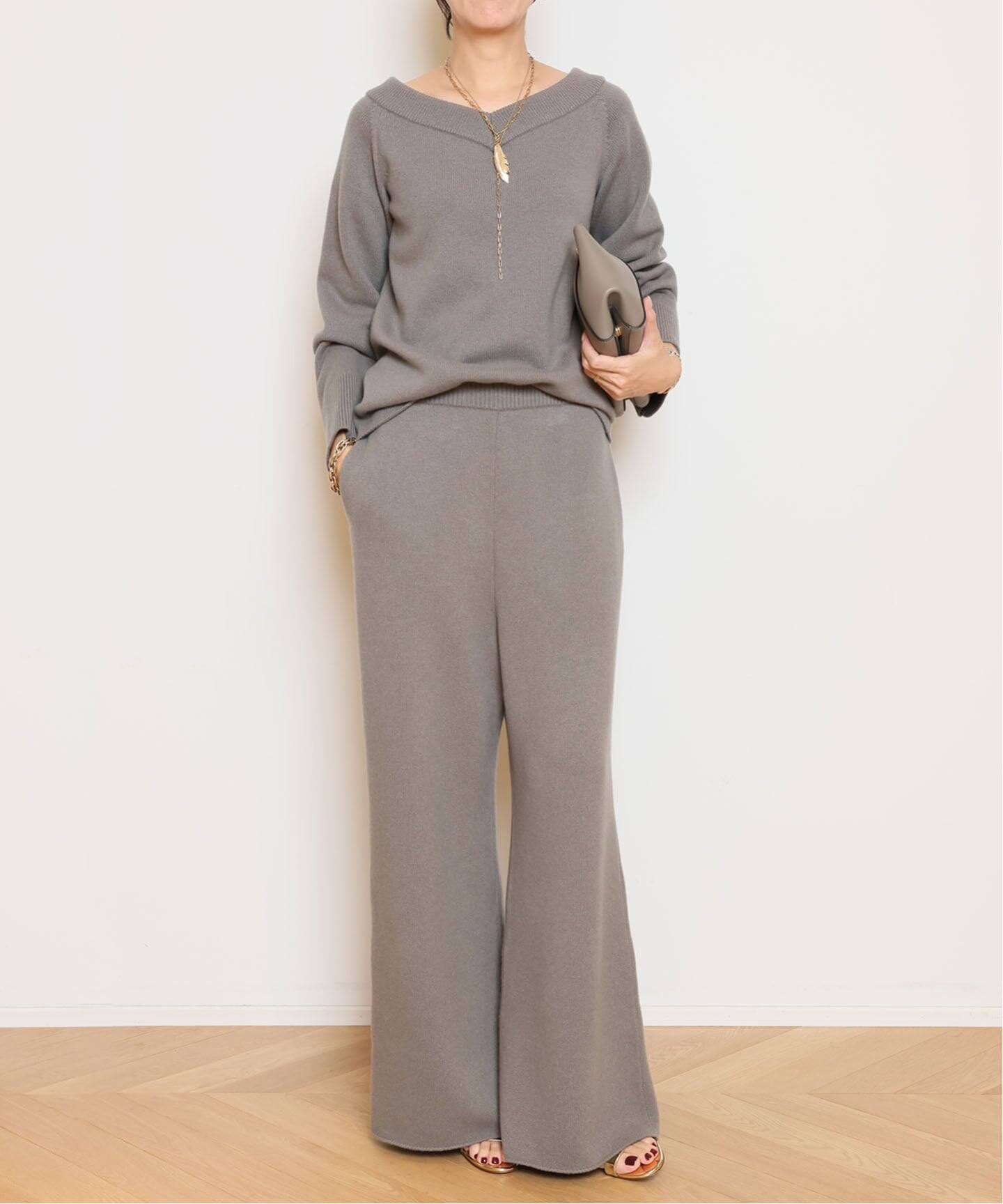 ミドルゲージ Vネック ニット（ニット／セーター）｜MUSE de Deuxieme