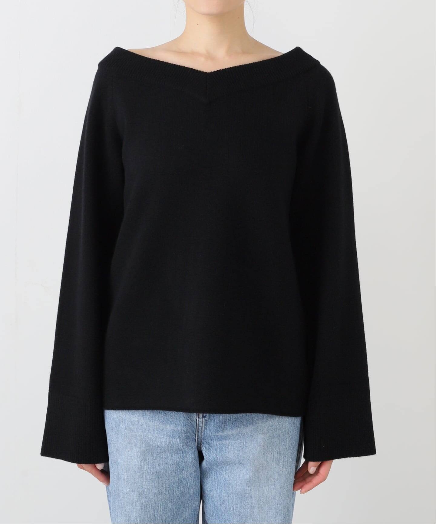 ミドルゲージ Vネック ニット（ニット／セーター）｜MUSE de Deuxieme