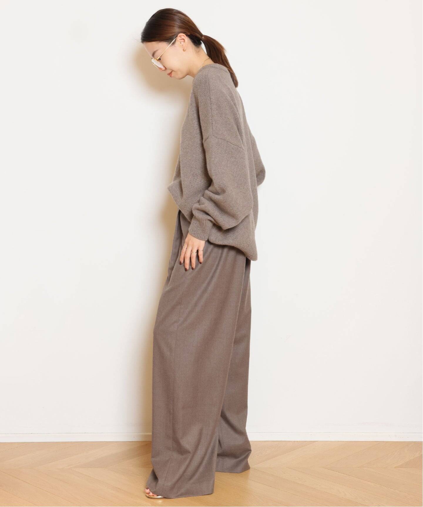 【新品】MUSE de Deuxieme Classe Basicニット　グレー Cashmere Basic ニット（ニット／セーター）｜MUSE de Deuxieme Classe
