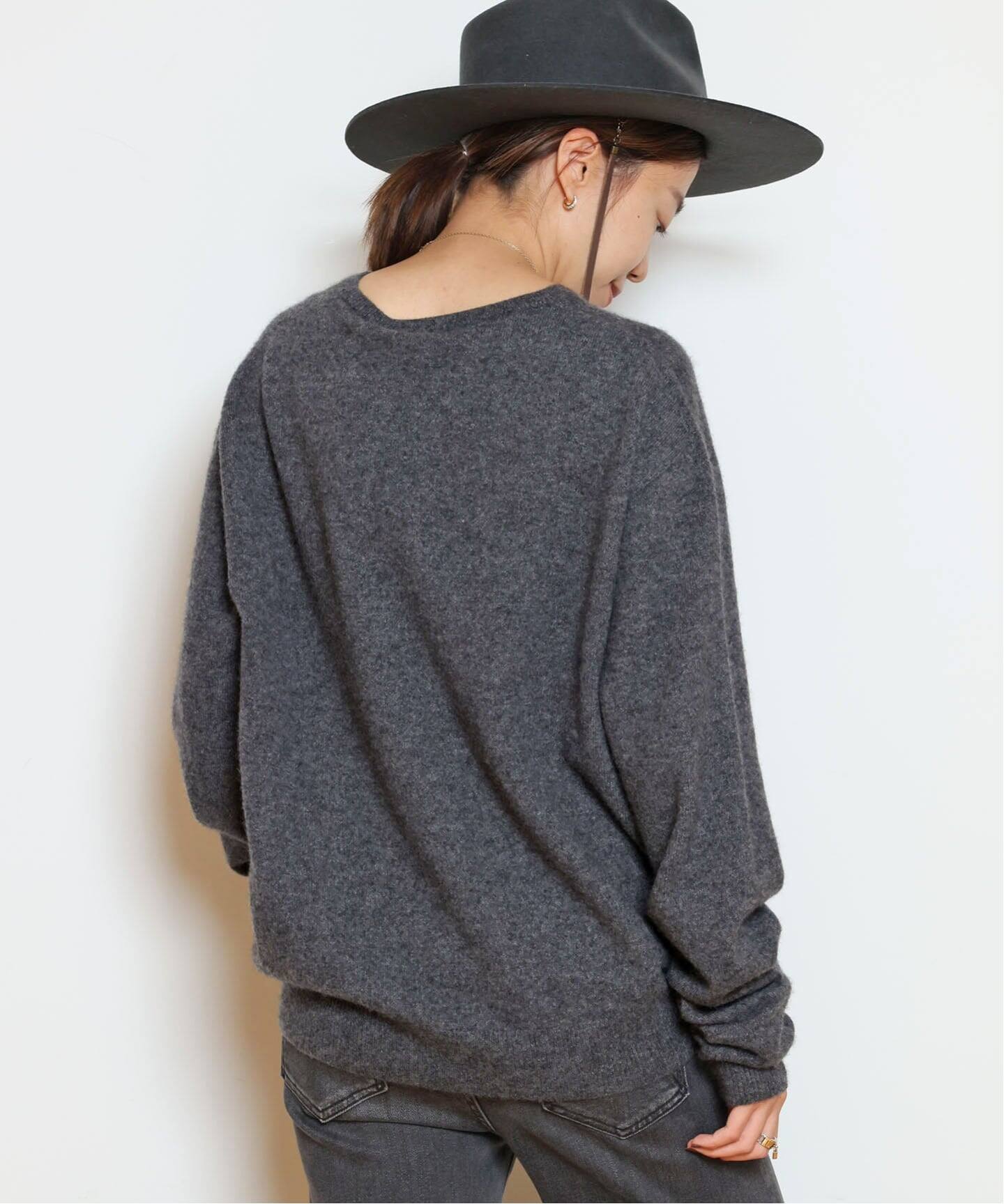 ARCH THE/アーチ ザ】CASHMERE クルーネックプルオーバー（ニット