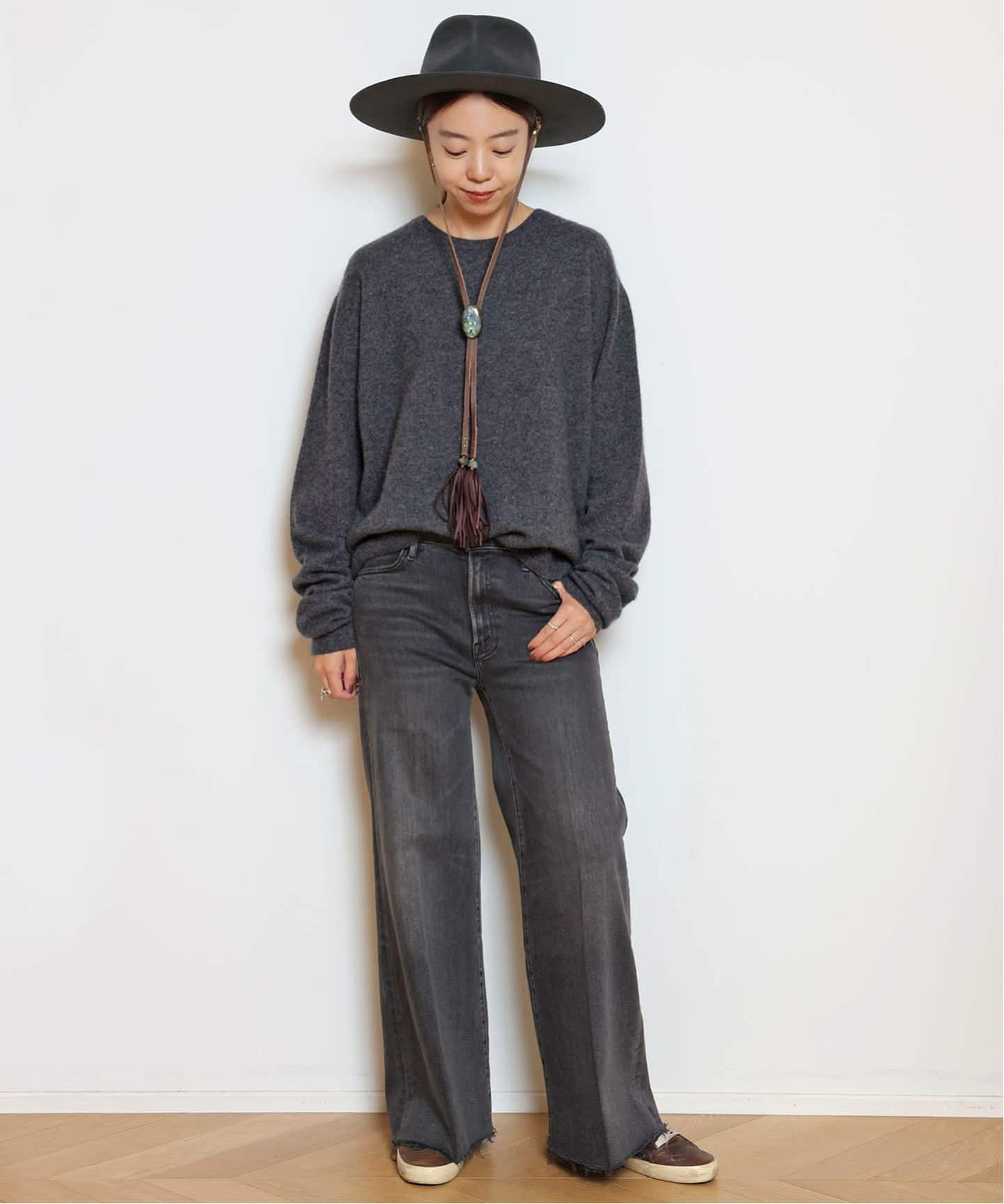 【ARCH THE/アーチ ザ】 カシミヤ クルーネックニット ARCH THE/アーチ ザ】CASHMERE クルーネックプルオーバー（ニット