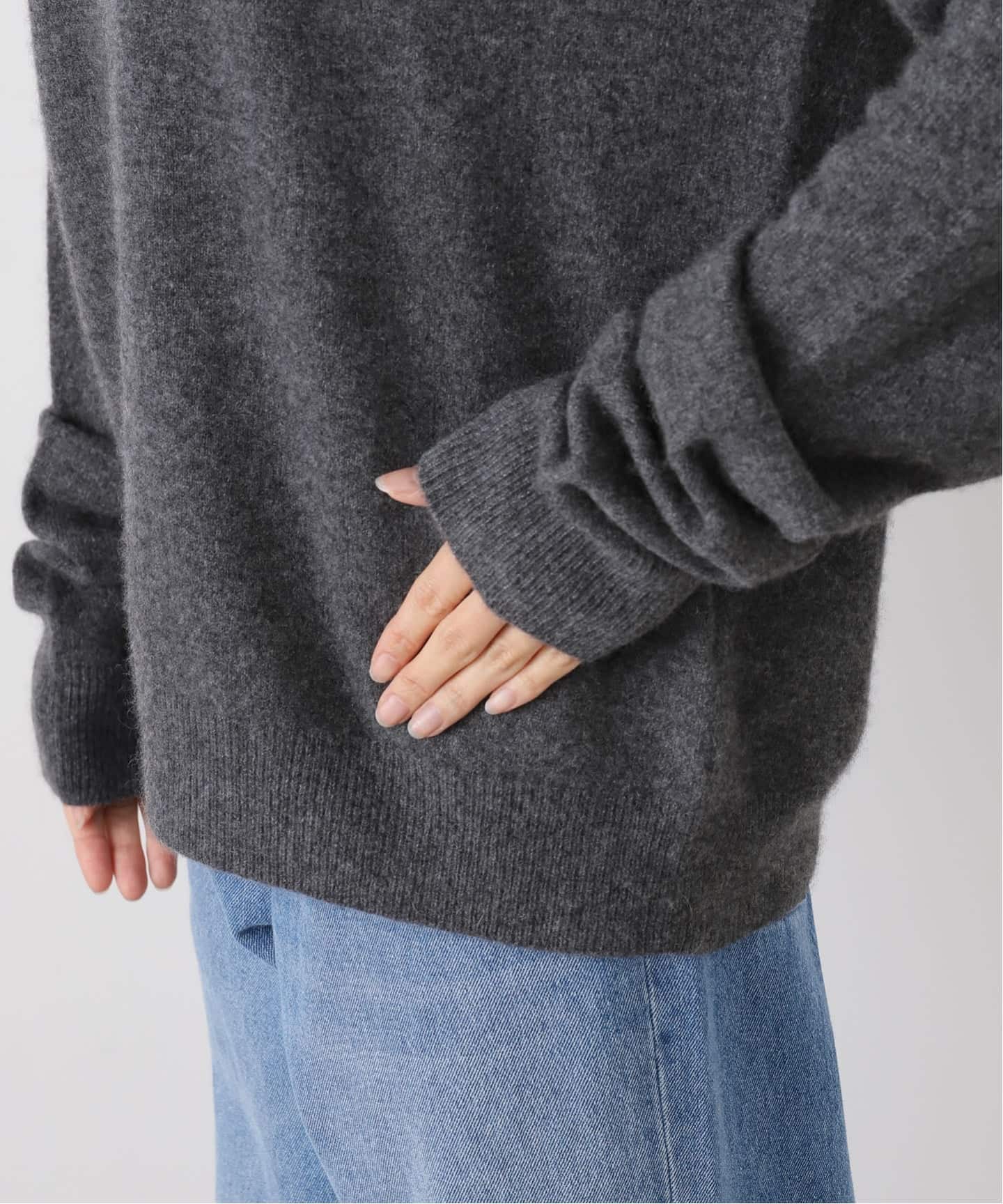 ARCH THE/アーチ ザ】CASHMERE クルーネックプルオーバー