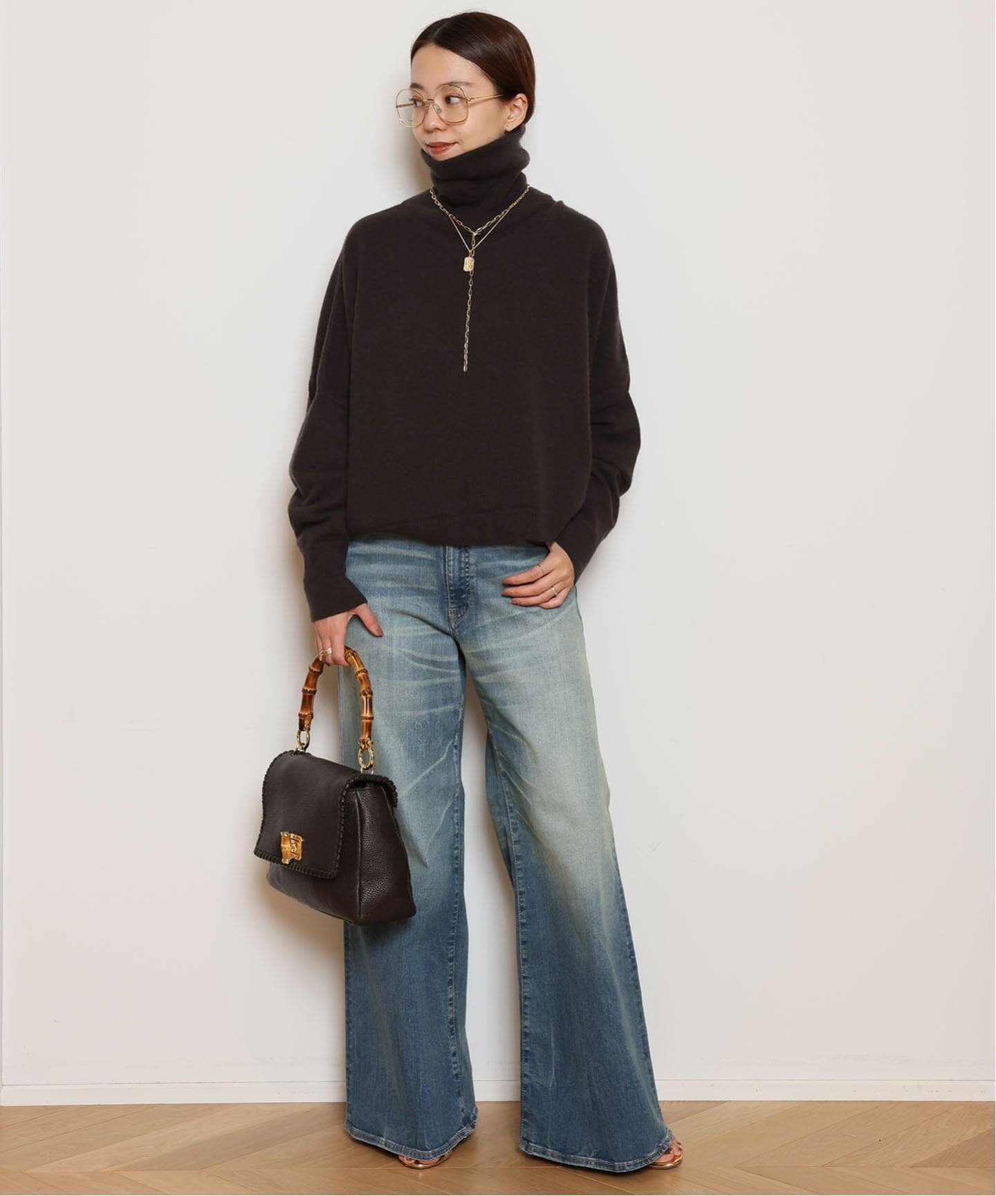 DUSAN/ドュサン】 ICONIC T-NECK ニット（ニット／セーター）｜MUSE de