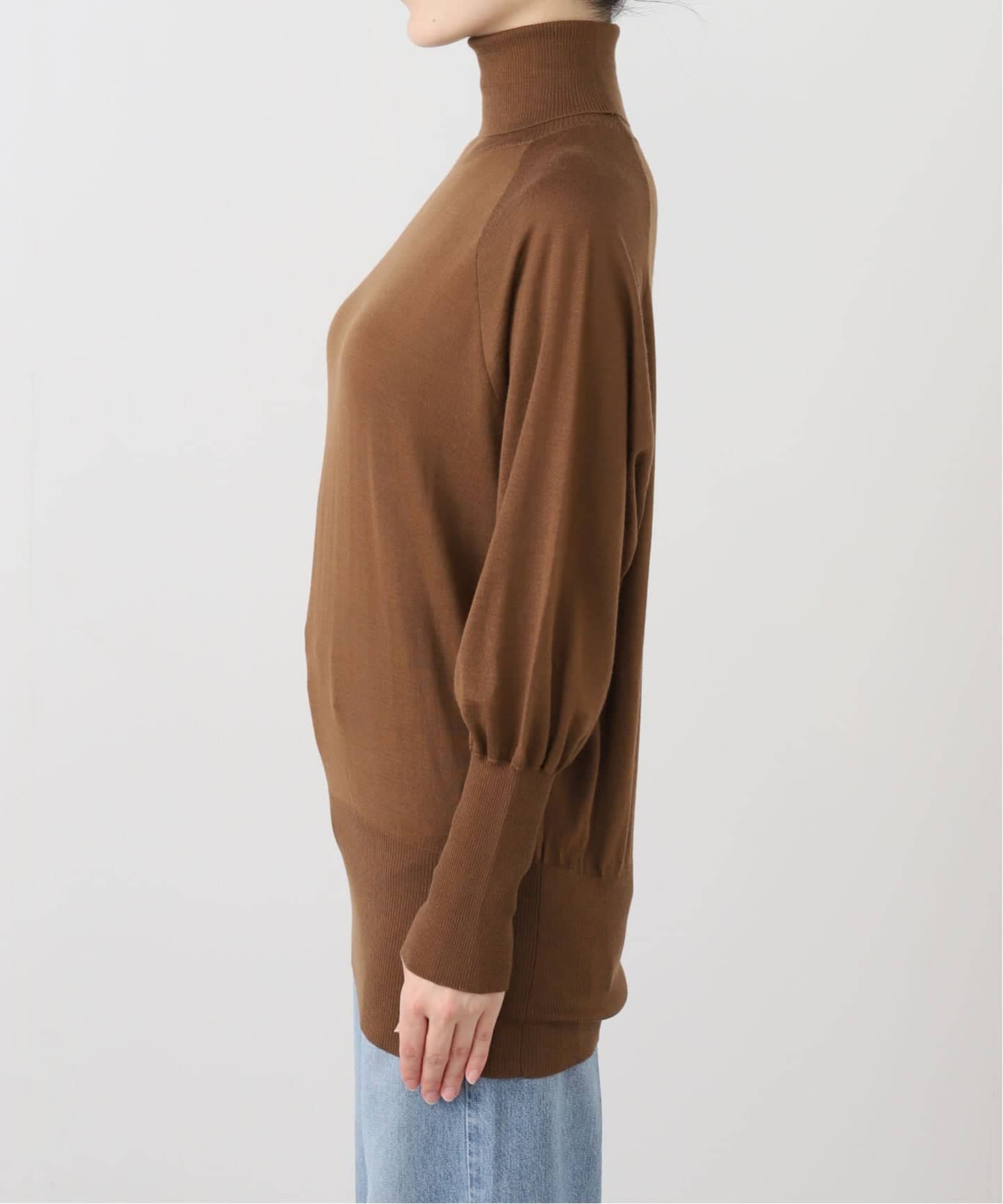 値下げ‼️MUSE新品キャメル綿長袖セーター 038 値下げ‼️MUSE新品キャメル綿長袖セーター 038