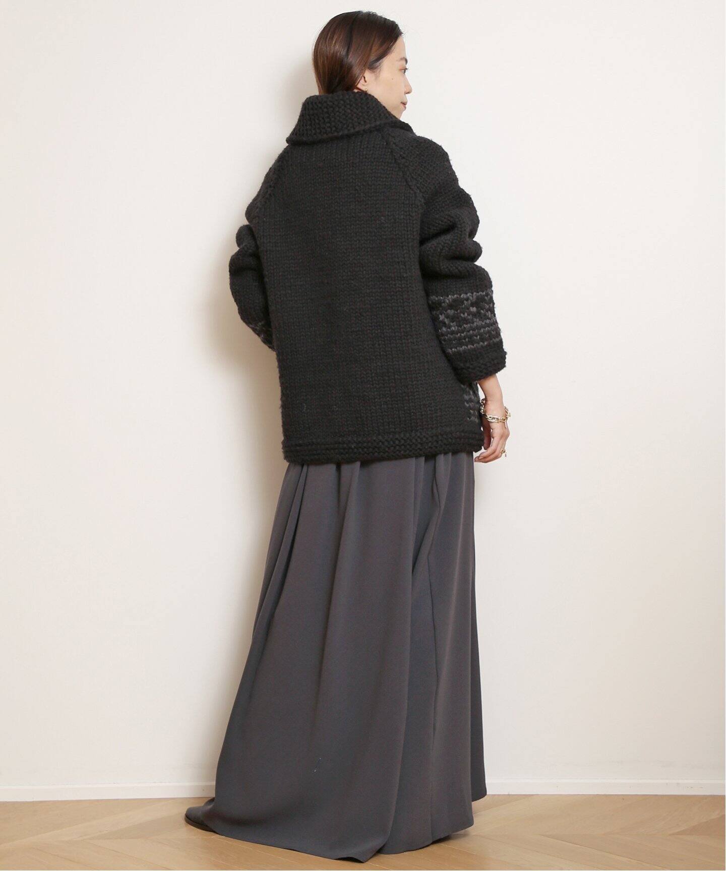 edit & co./エディット アンド コー】 LITHUANIAN LILY ZIP UP ニット 