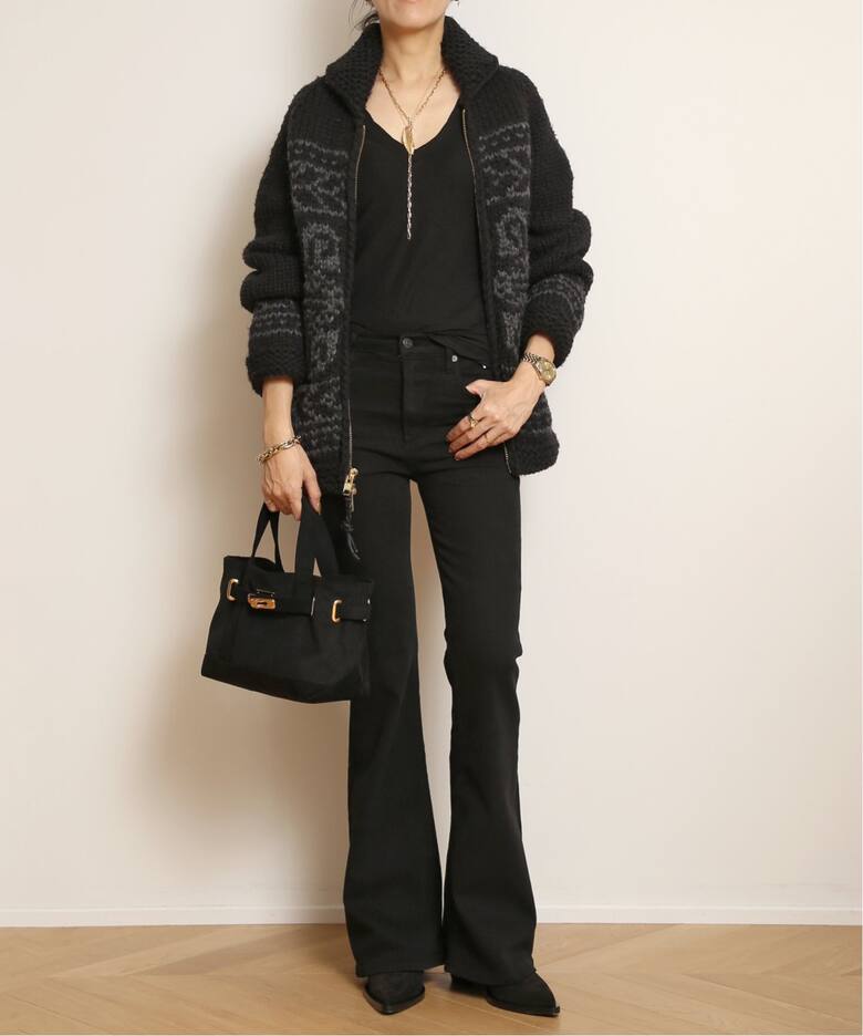 edit & co./エディット アンド コー】 LITHUANIAN LILY ZIP UP ニット  