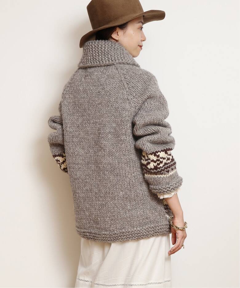 edit & co./エディット アンド コー】 LITHUANIAN LILY ZIP UP ニット 