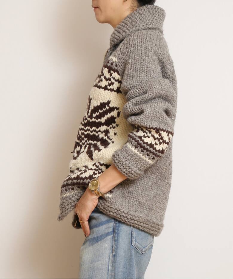 edit & co./エディット アンド コー】 LITHUANIAN LILY ZIP UP ニット 