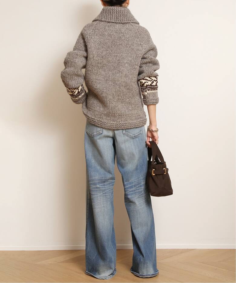 edit & co./エディット アンド コー】 LITHUANIAN LILY ZIP UP ニット 
