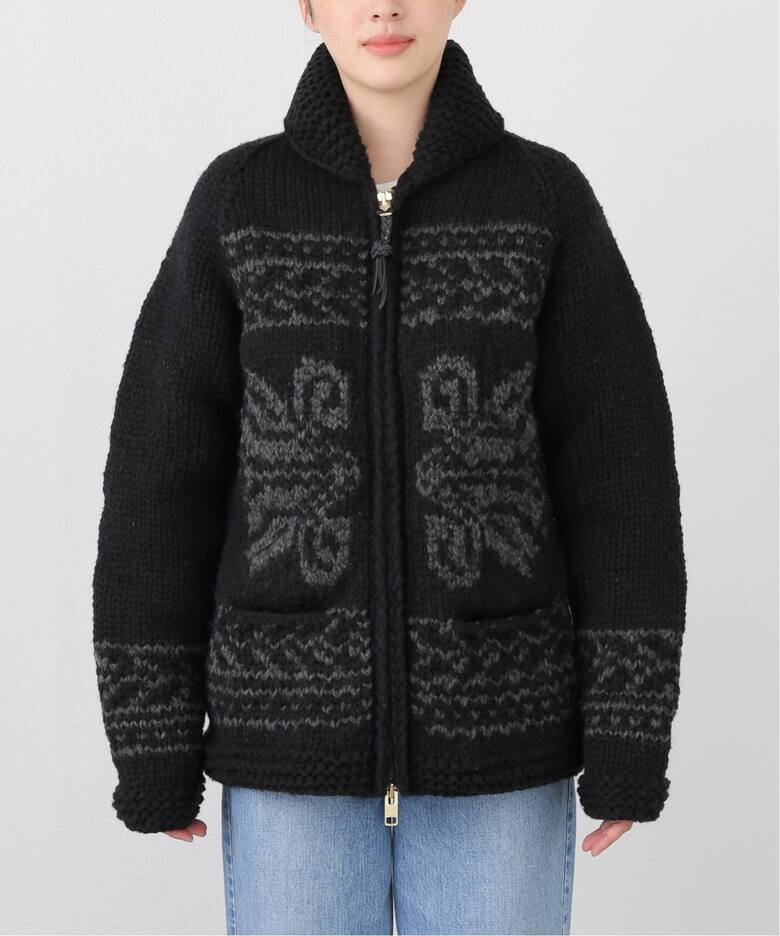 edit & co./エディット アンド コー】 LITHUANIAN LILY ZIP UP ニット  