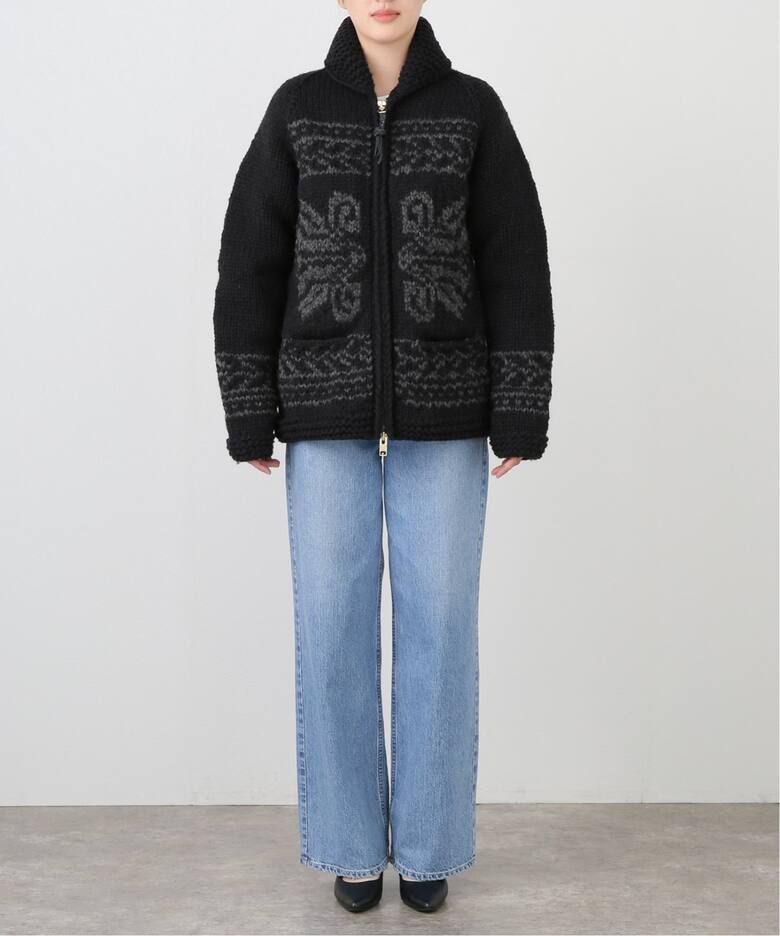 edit & co./エディット アンド コー】 LITHUANIAN LILY ZIP UP ニット 