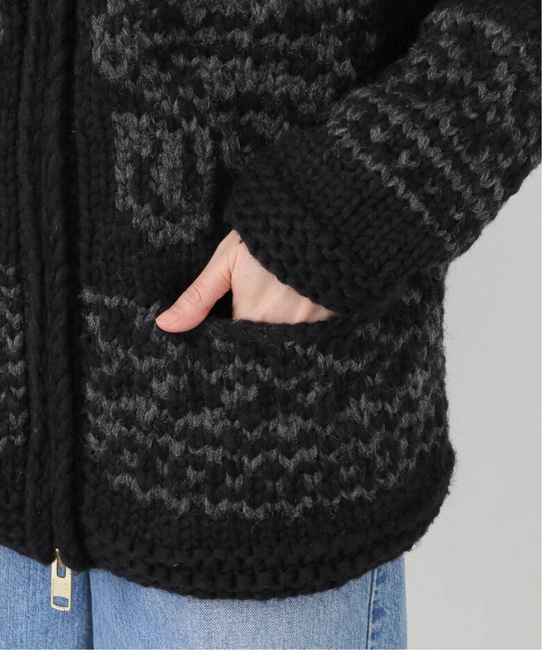 edit & co./エディット アンド コー】 LITHUANIAN LILY ZIP UP ニット 