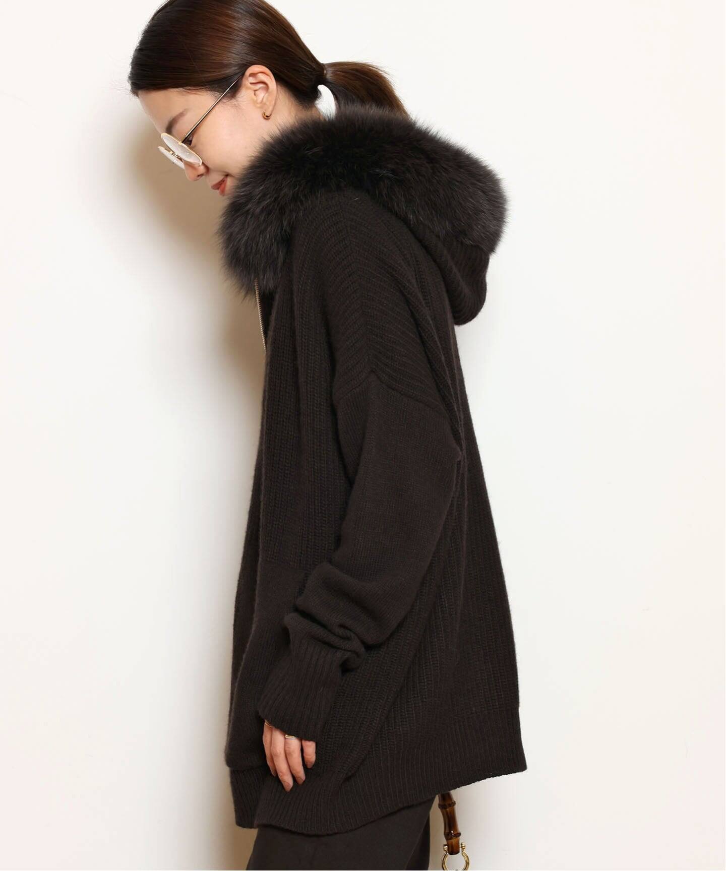 BRUNO CARLO/ブルーノ カルロ】KNIT フーディ（ニット／セーター