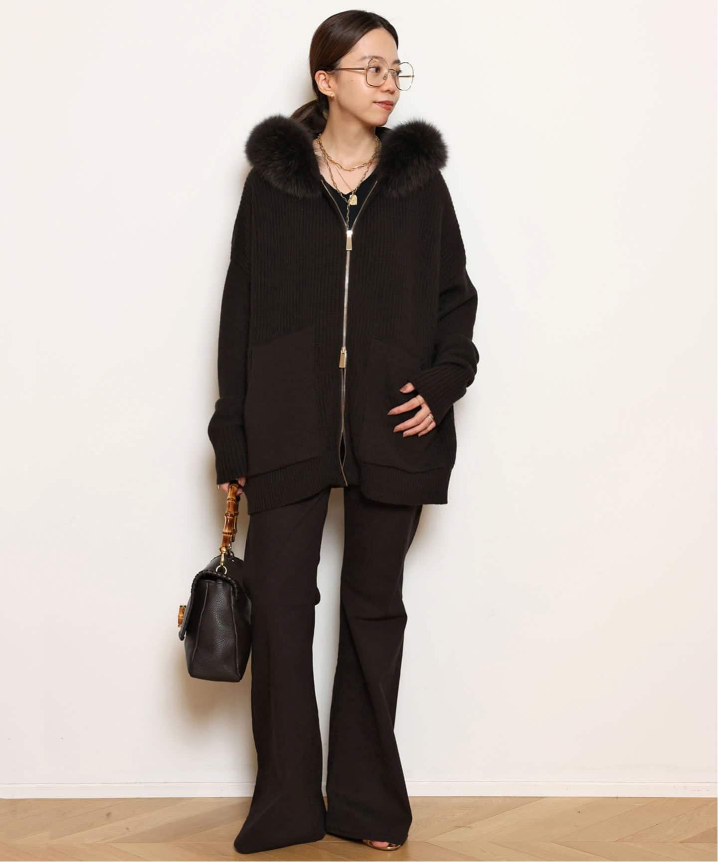 MUSE【BRUNO CARLO/ブルーノ カルロ】KNIT フーディ BRUNO CARLO/ブルーノ カルロ】KNIT フーディ（ニット／セーター