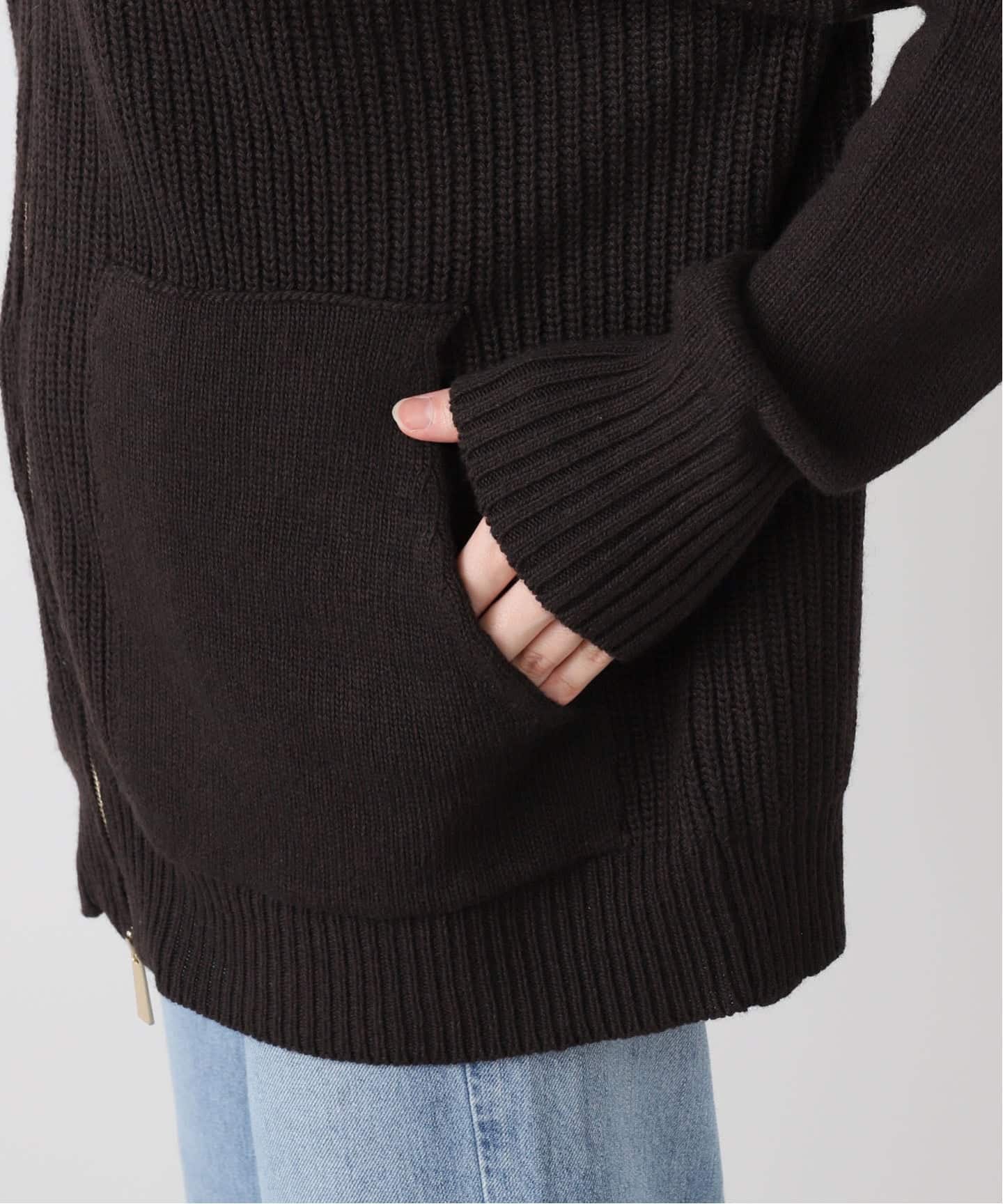 BRUNO CARLO/ブルーノ カルロ】KNIT フーディ（ニット／セーター