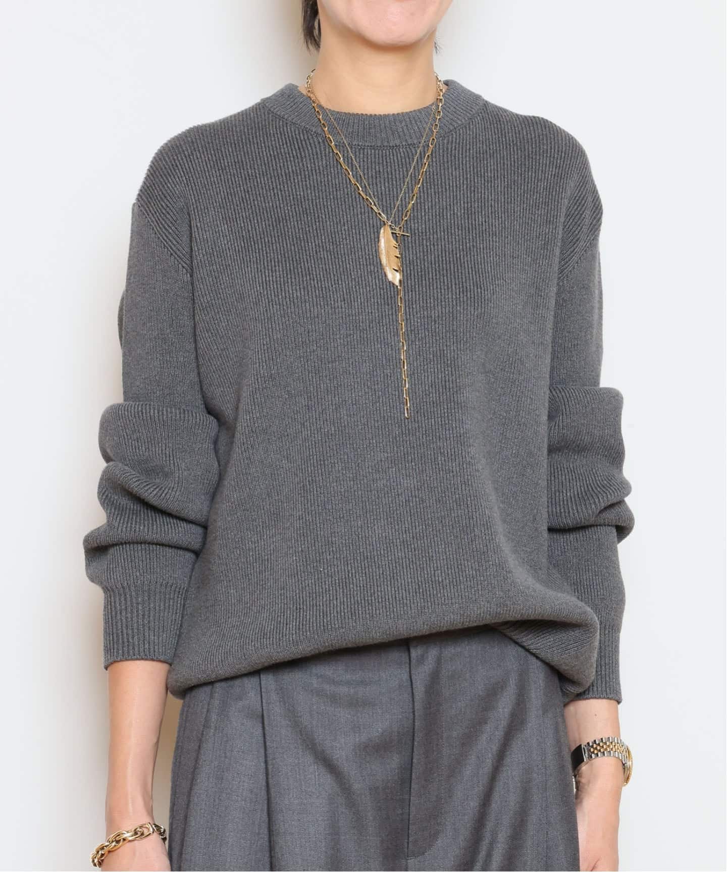 GOLDEN GOOSE/ゴールデングース】BOYFRIEND クルーネックニット