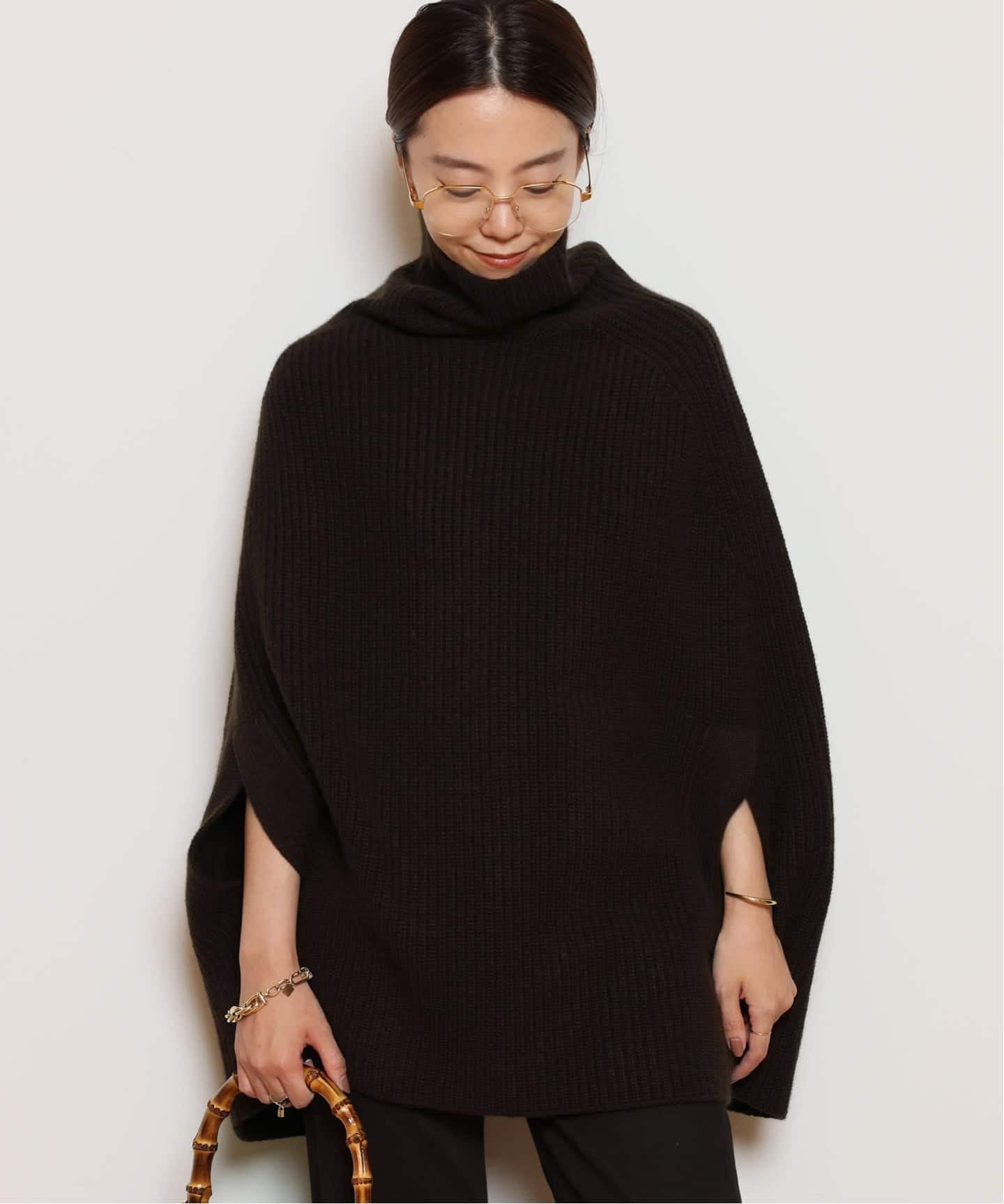 SAVERIO PALATELLA /サヴェリオ パラテッラ】CASHMERE ポンチョ