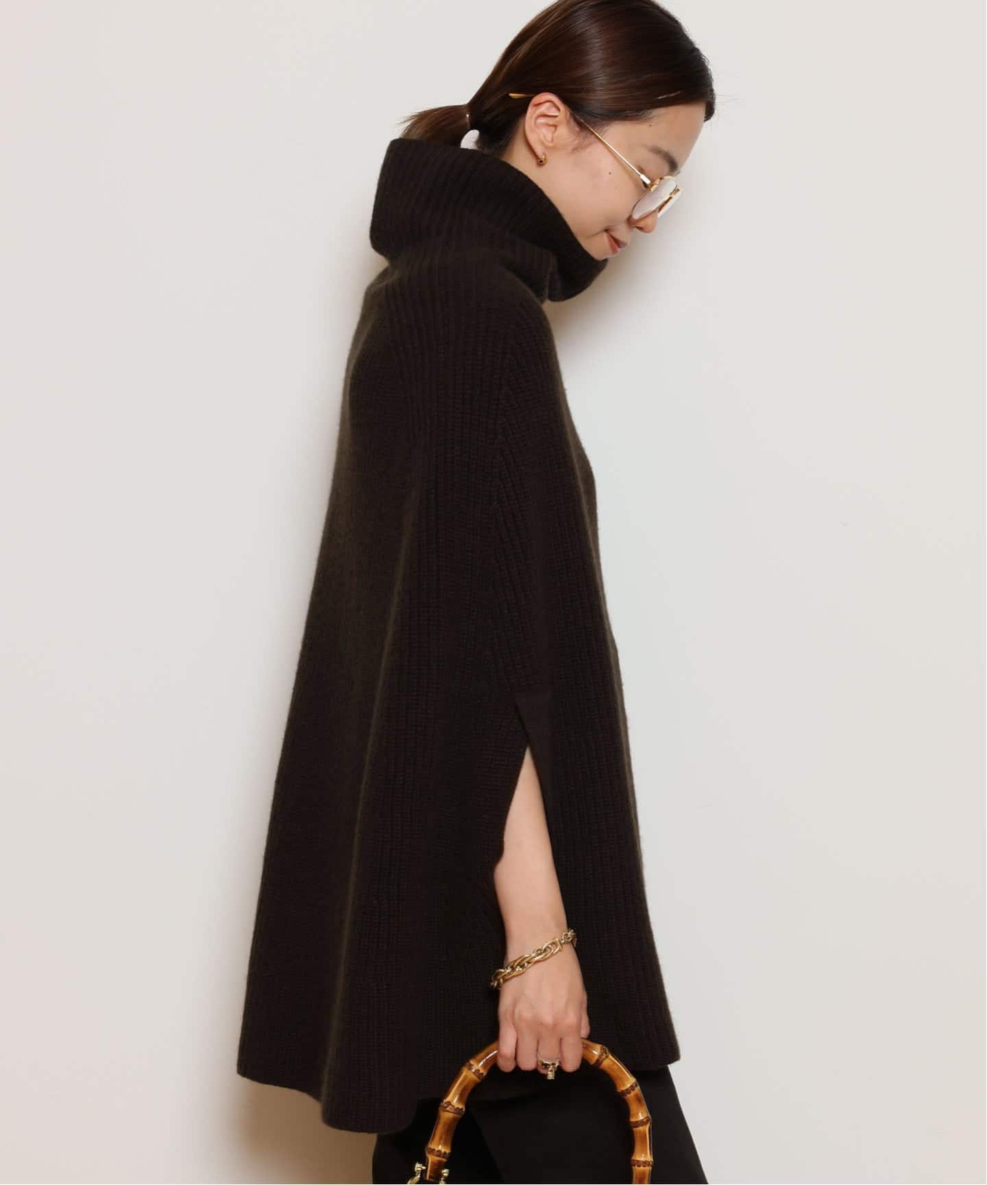 SAVERIO PALATELLA /サヴェリオ パラテッラ】CASHMERE ポンチョ