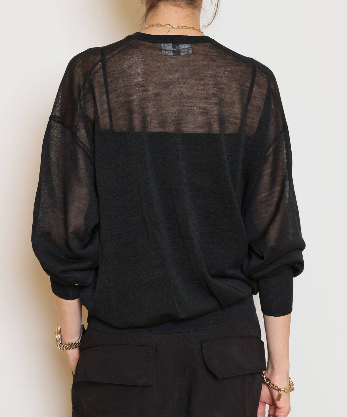 HERILL/ヘリル】RAMIE HIGHGAUGE クルーネックニット（ニット  