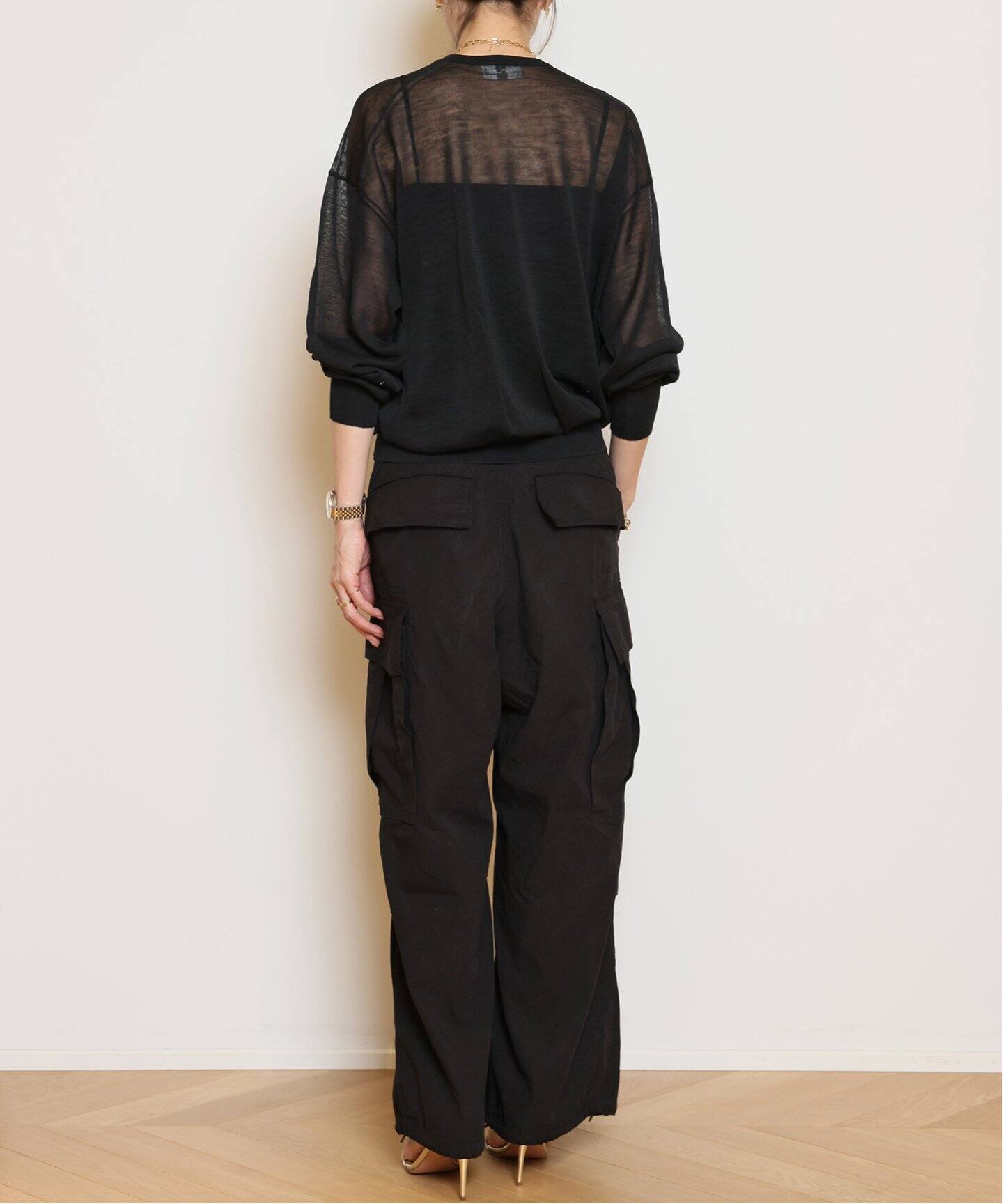 HERILL/ヘリル】RAMIE HIGHGAUGE クルーネックニット（ニット  