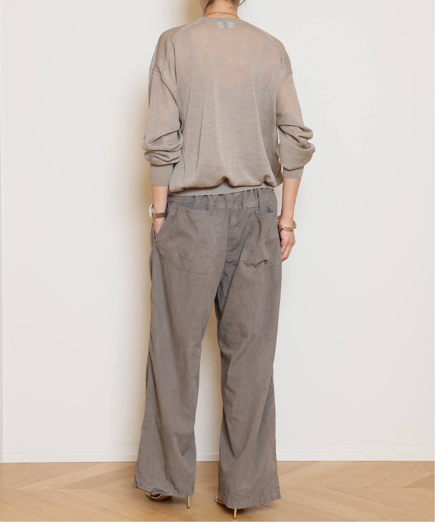 HERILL/ヘリル】RAMIE HIGHGAUGE クルーネックニット（ニット  