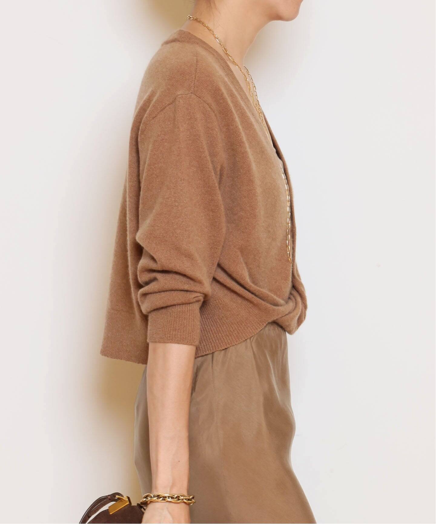 MUSE de Deuxieme classe バイカラーカーディガン MUSE de Deuxieme Classe バイカラーカーディガン