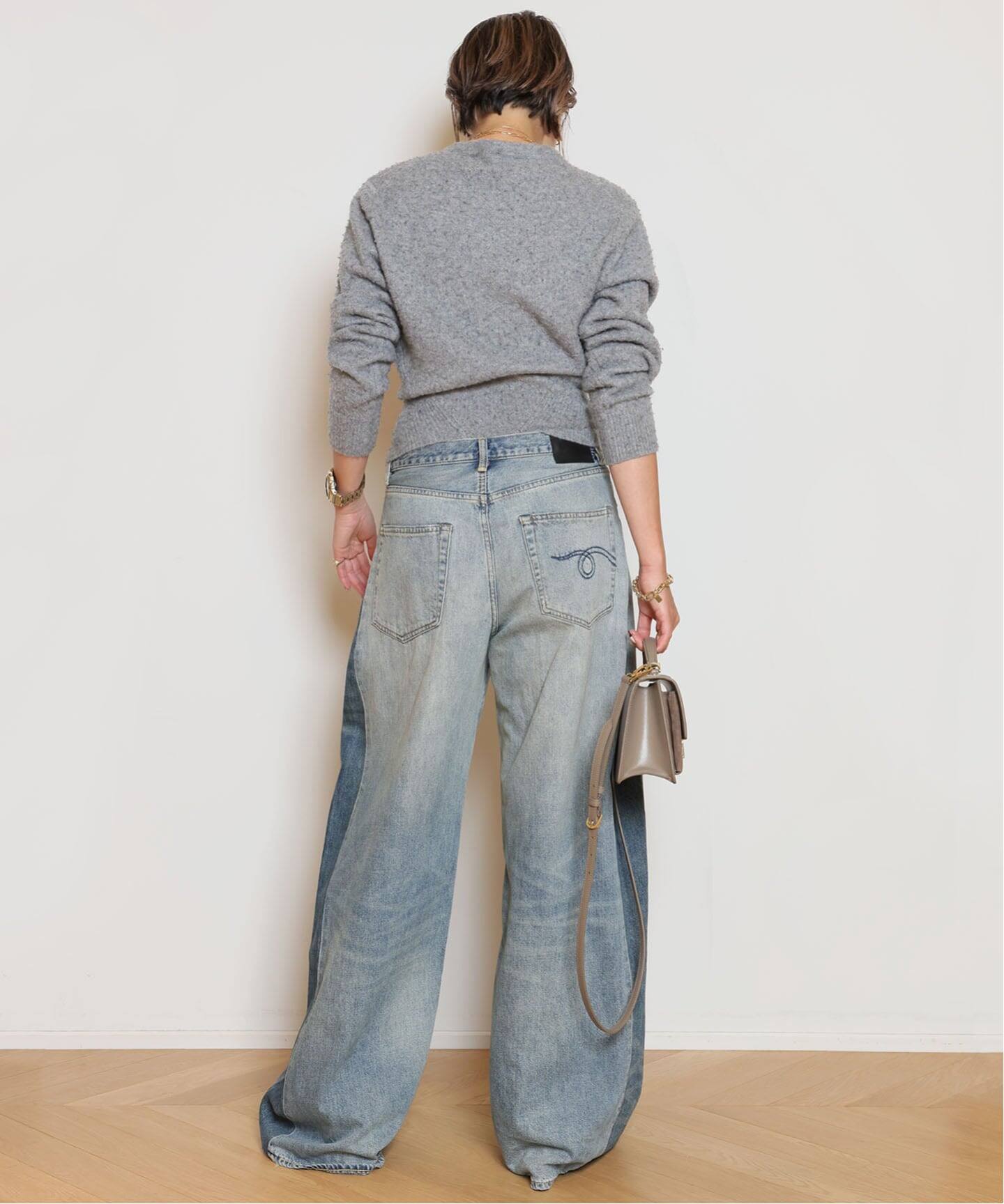 R13/アールサーティーン】SPLIT HEM カーディガン（カーディガン