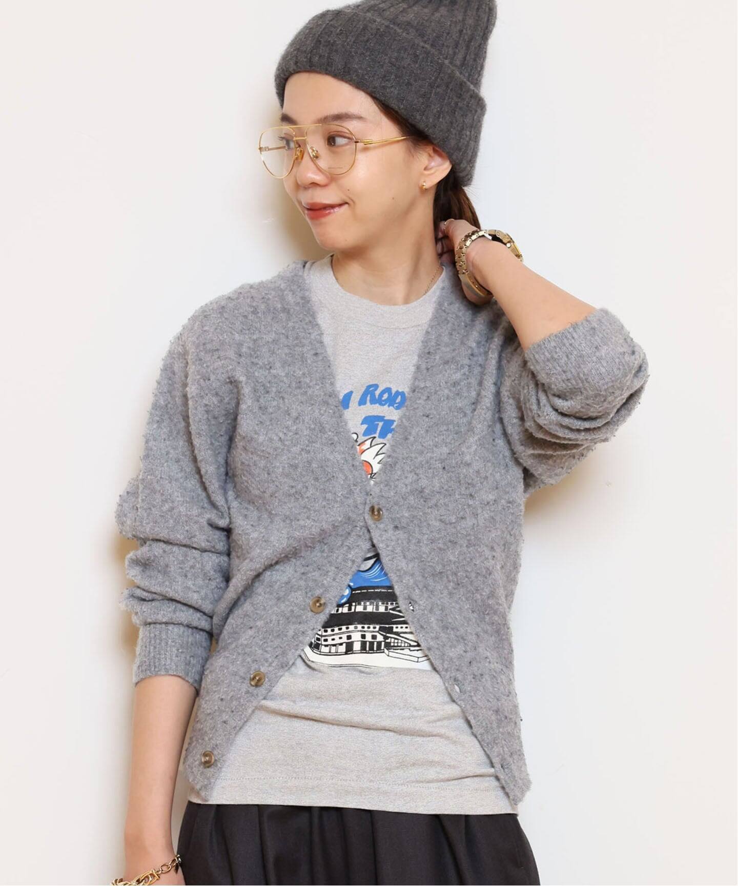 R13/アールサーティーン】SPLIT HEM カーディガン（カーディガン