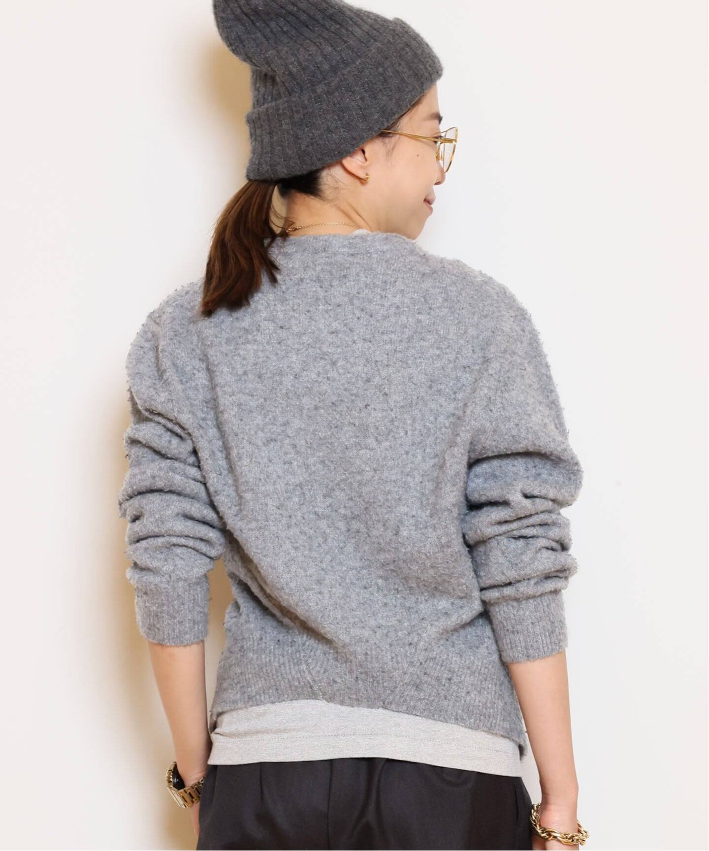 R13/アールサーティーン】SPLIT HEM カーディガン（カーディガン