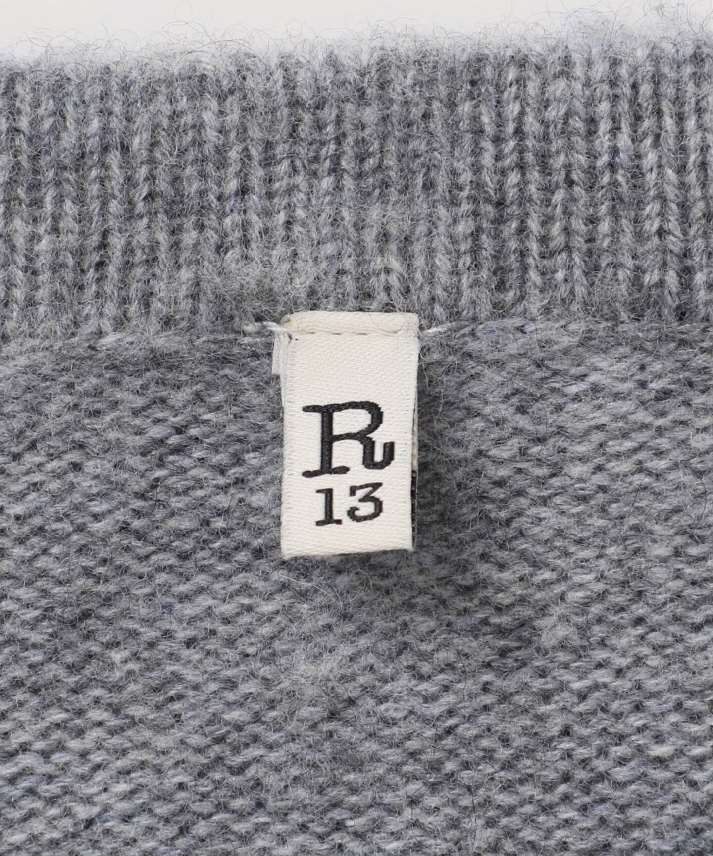 R13/アールサーティーン】SPLIT HEM カーディガン（カーディガン