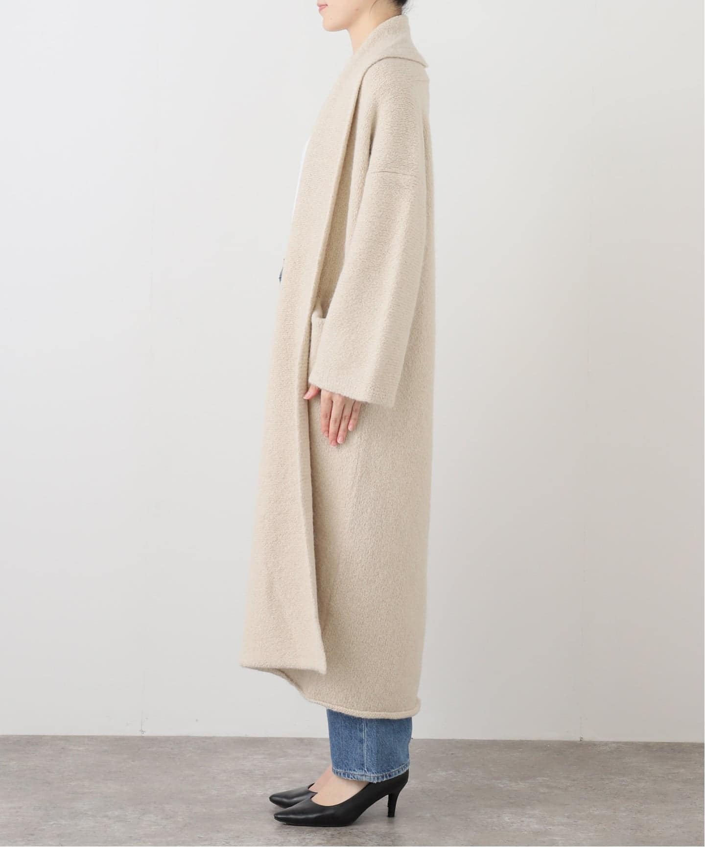 LAUREN MANOOGIAN/ローレン マヌージアン】LONG SHAWL カーディガン