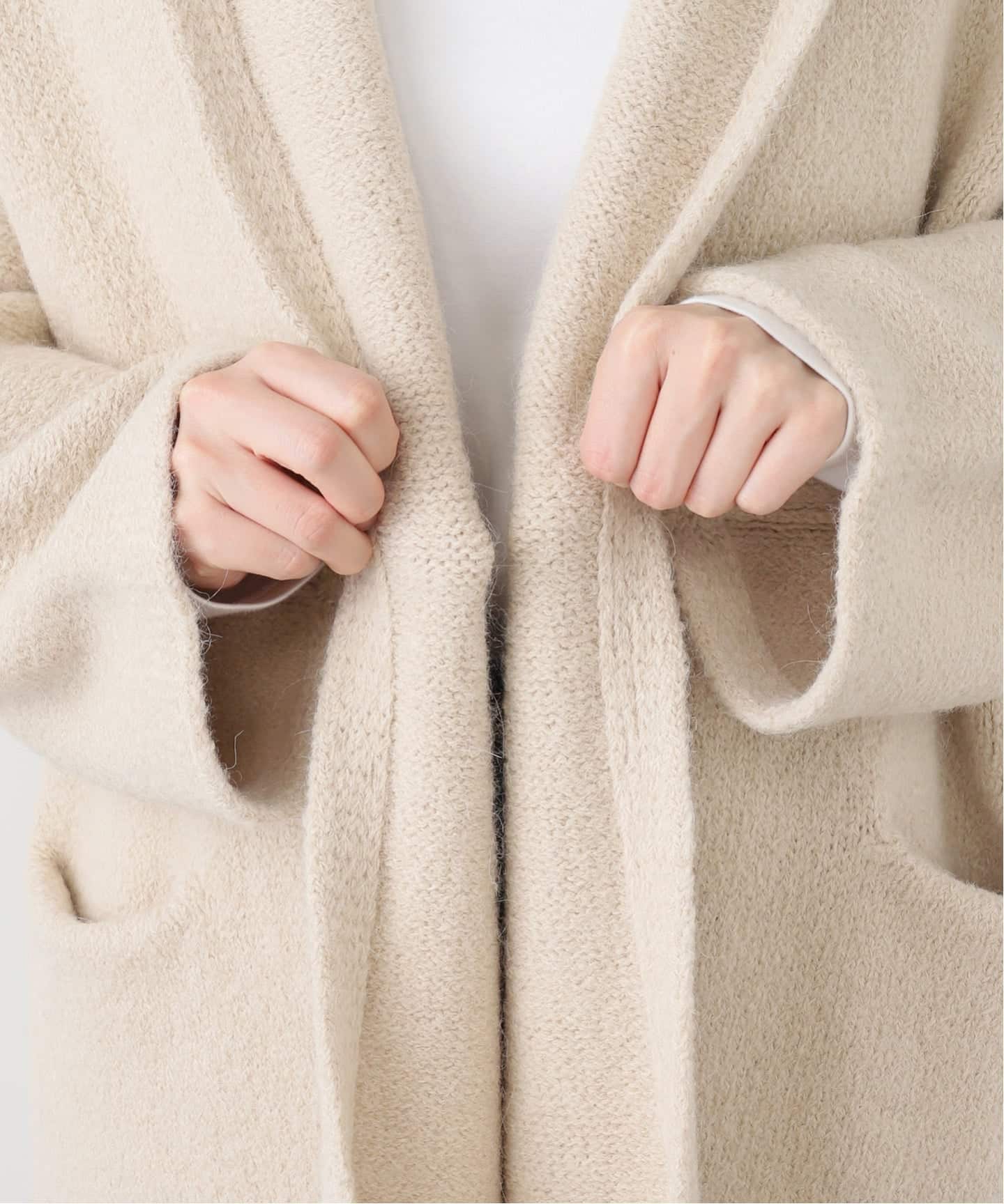 LAUREN MANOOGIAN/ローレン マヌージアン】LONG SHAWL カーディガン